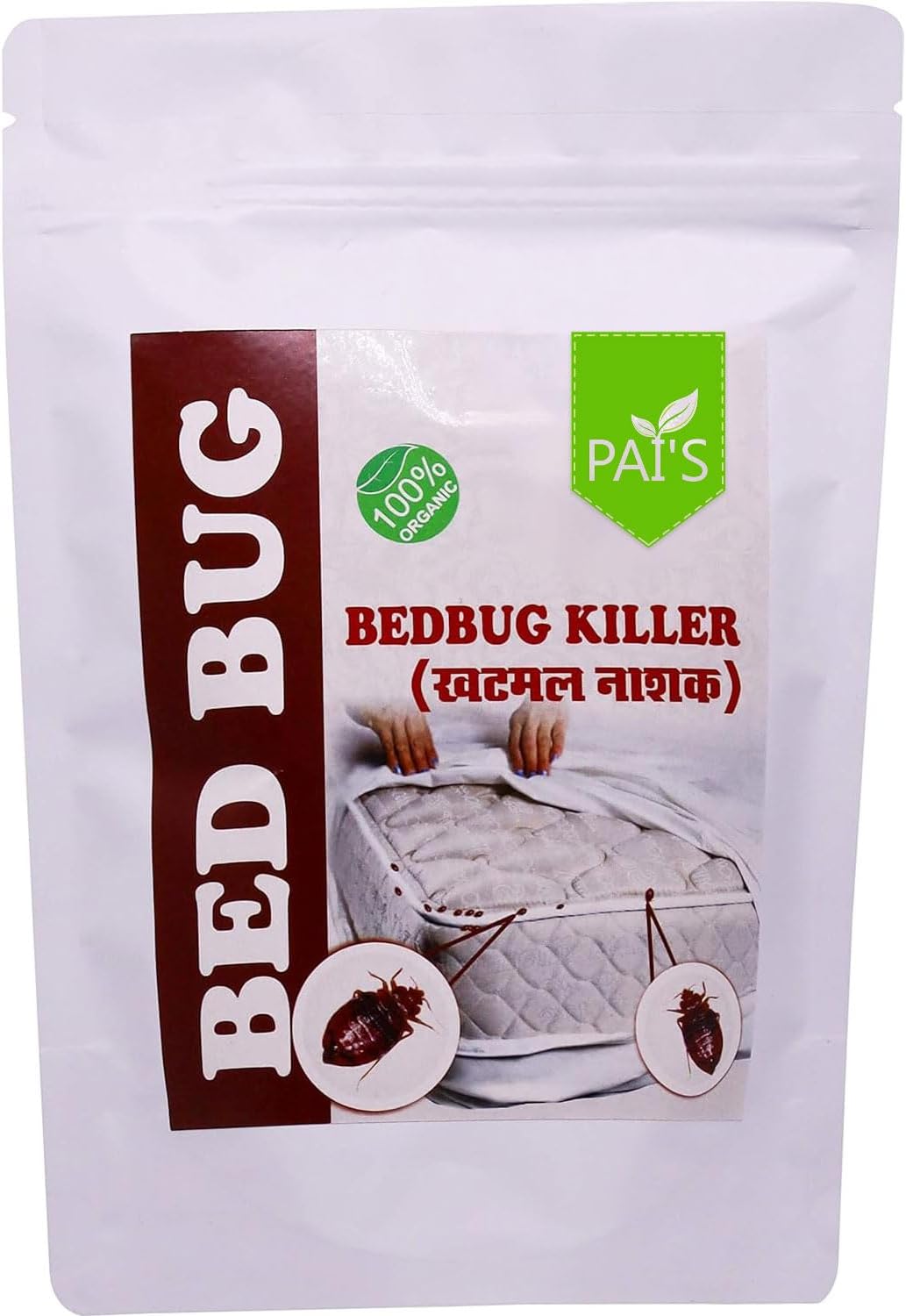 Pai's Organic Bed Bug Killer , White in color , Pack of 1