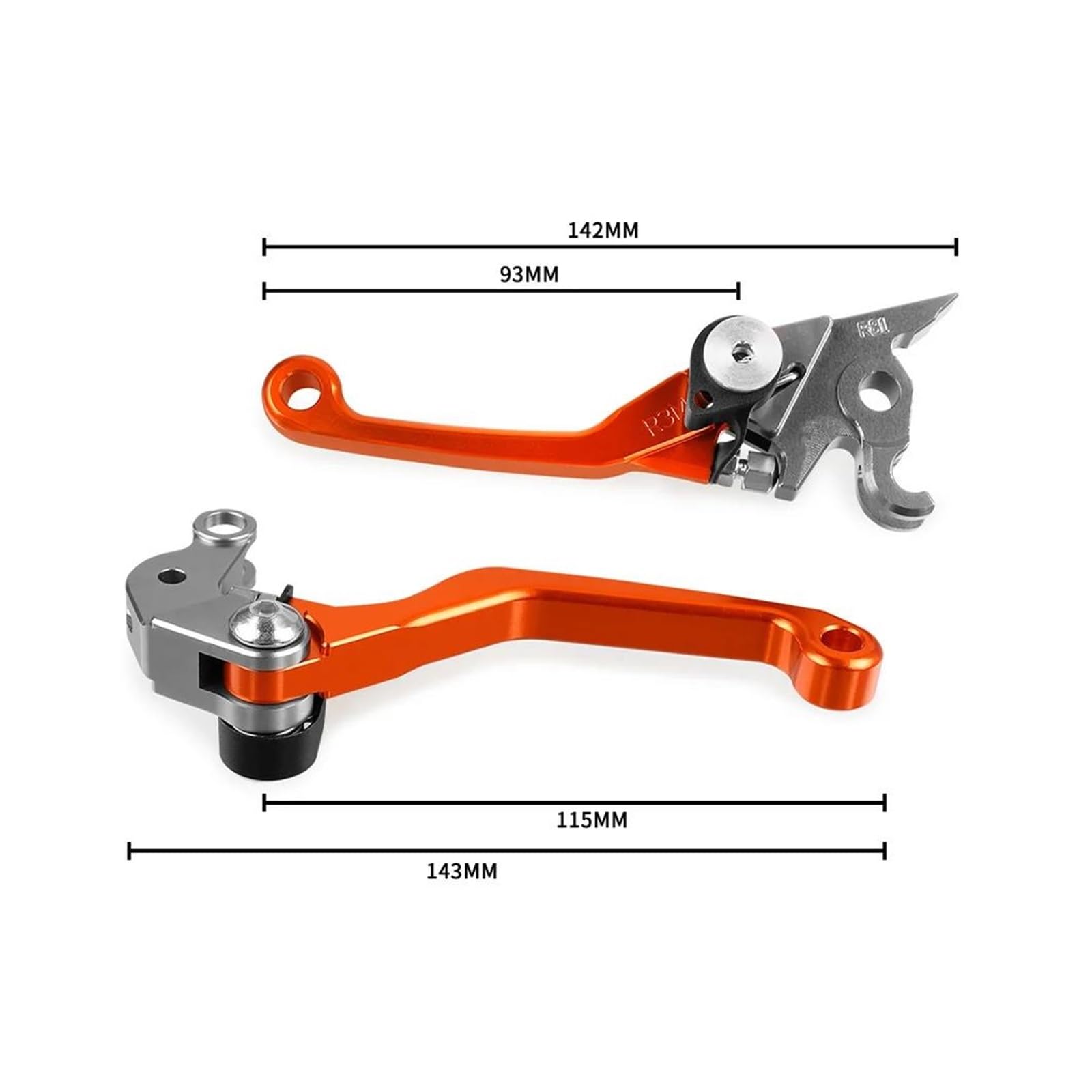 アルミオートバイダートバイクダートバイクモトクロスピボットブレーキ