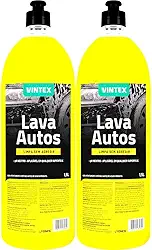 Kit 2 Shampoo Automotivo Lava Autos 1,5l Vintex