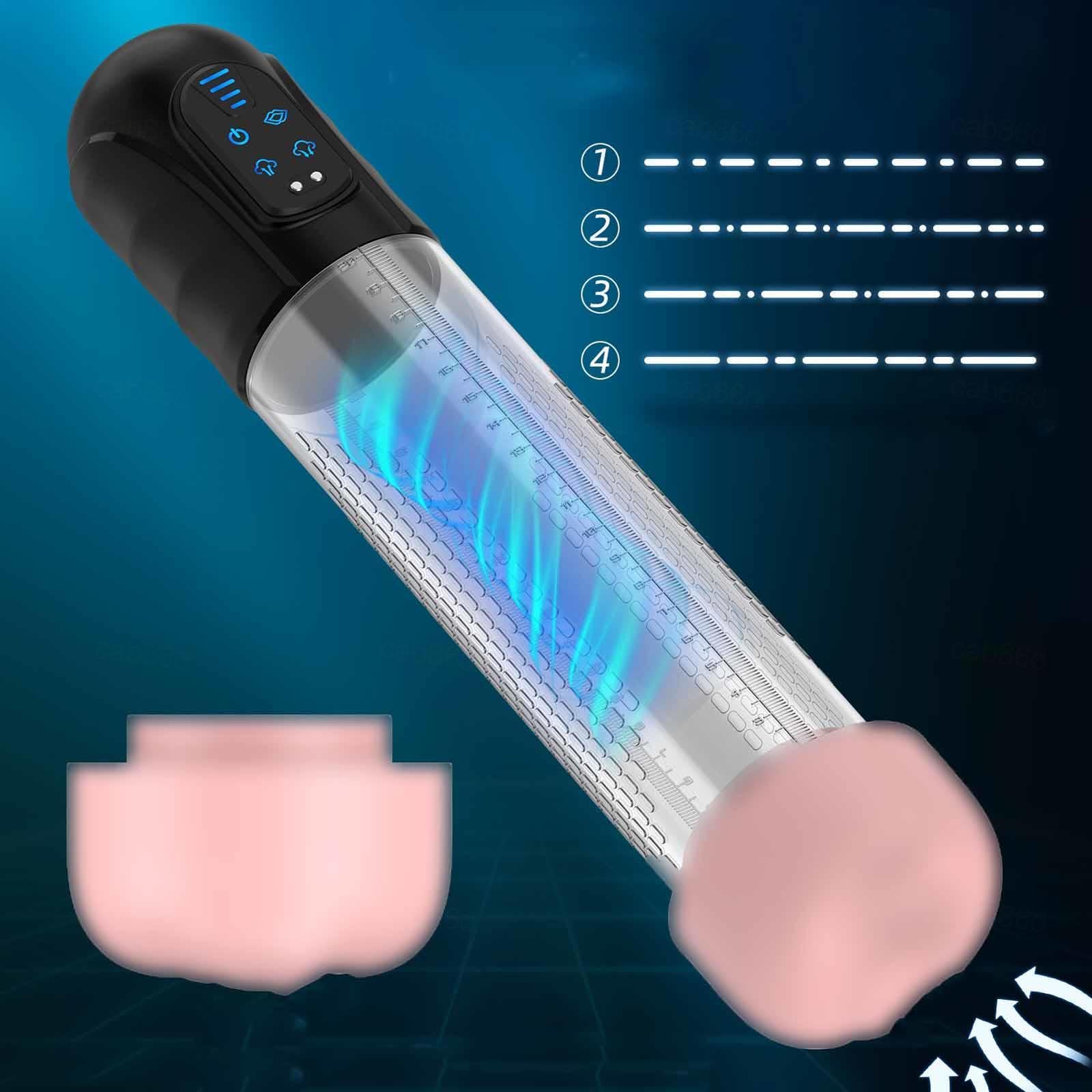 Pompe À Pénis Automatique Agrandisseur De Pénis Masculin Pompe a Penis,A