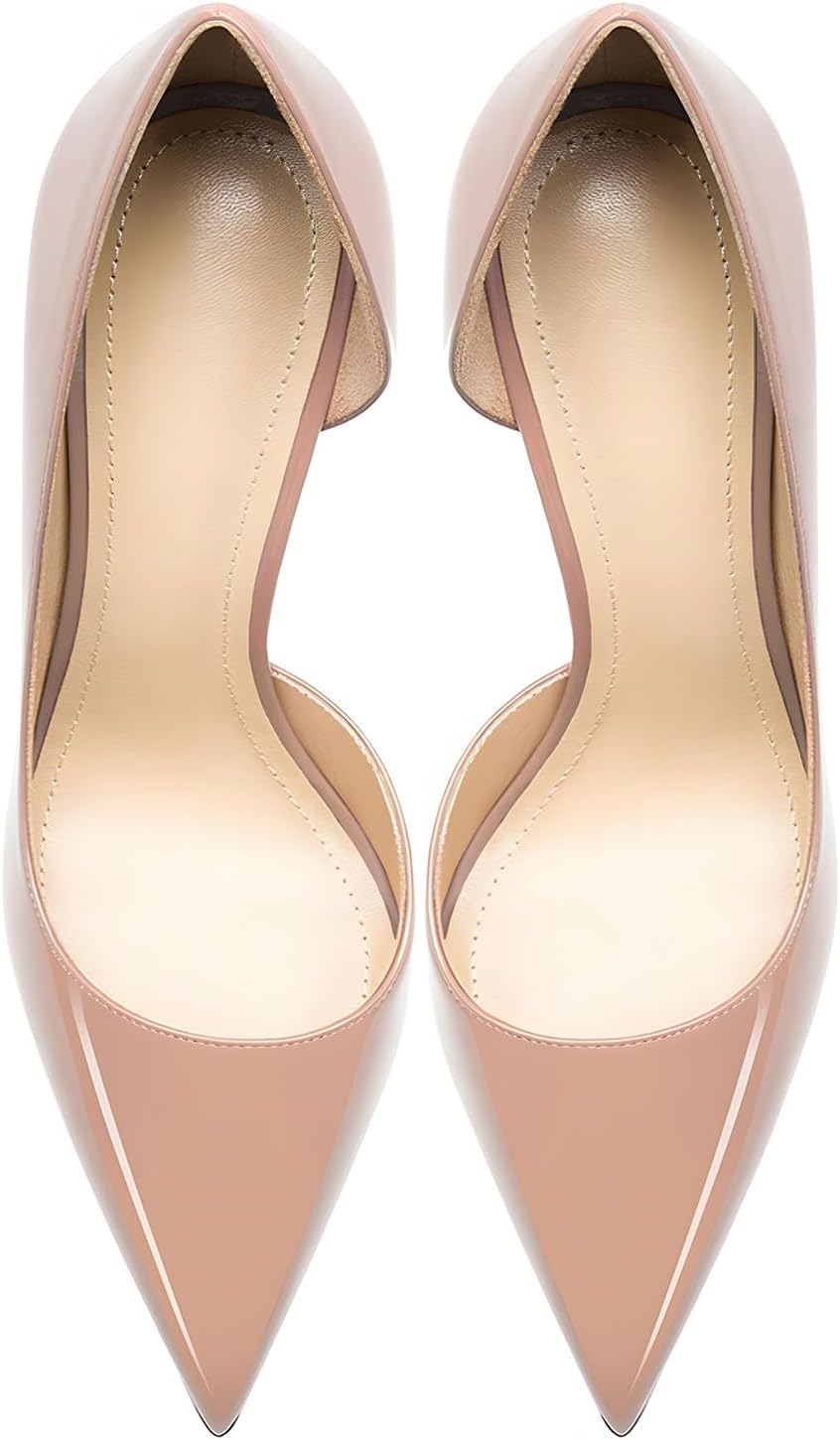 Women's 3.9 Inch Pumps Pointed Toe Stiletto Heels Shallow Mouth High Heels Party Night Club Wedding Dress Shoes - Image 5