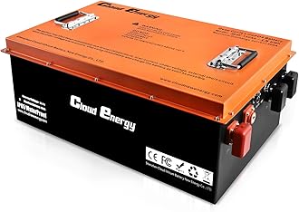 CloooudPro 36V 150Ah LiFePO4 Lithium Deep Cycle Battery + 300A BMS, Up to 6000+ Deep Cycles Battery for Golf Cart,Club Car, Solar, RV and Off Grid Applications (36V-150Ah)