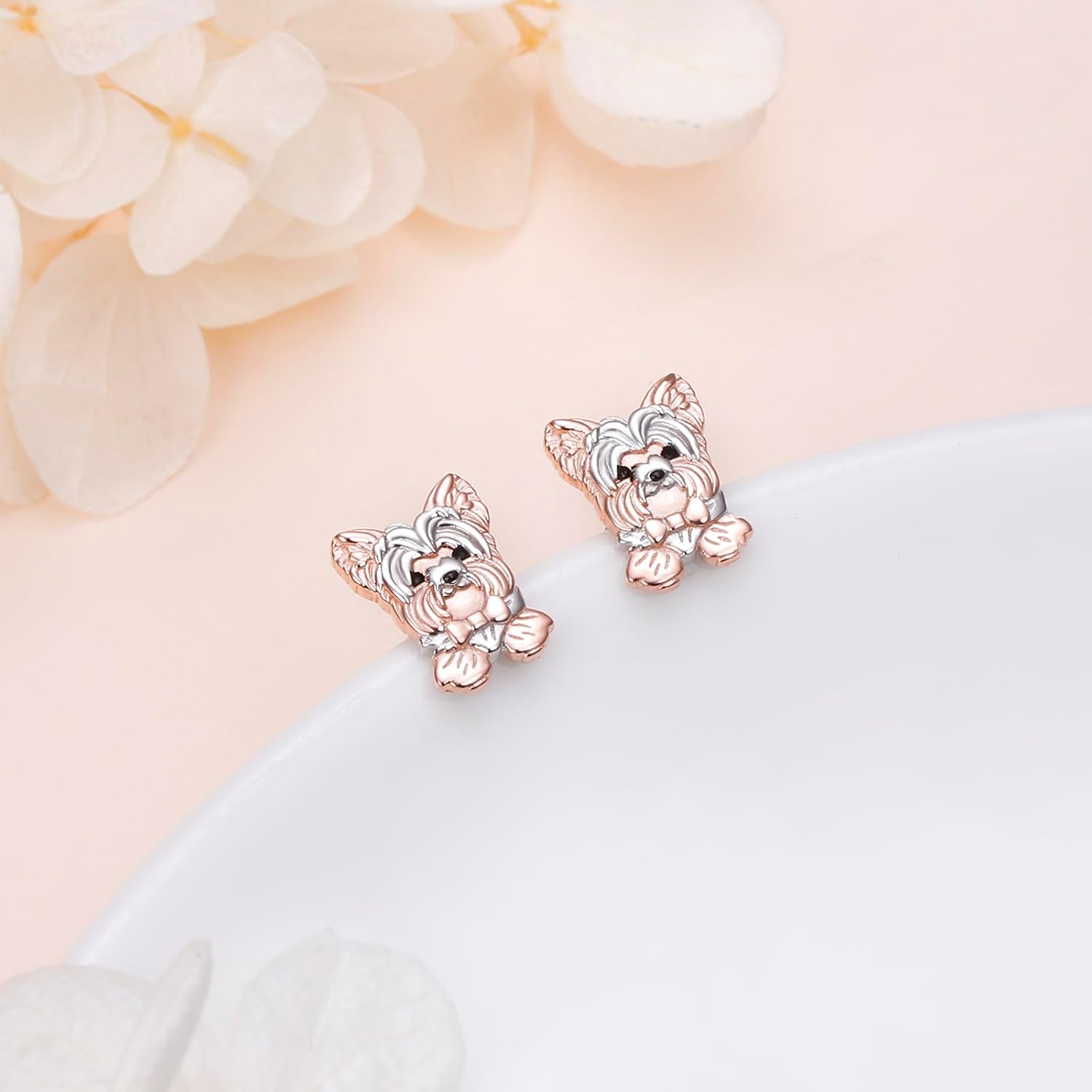 925 Sterling Silver Squirrel Bunny Earrings Easter Gift Cute Animal Stud Earrings Jewelry Birthday Gifts for Women - Image 2