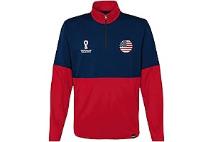 Sleek 2023 FIFA Apparel: Men's FIFA World Cup Country 1/4 Zip Top