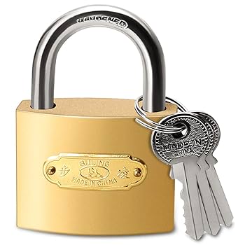 Locker Lock with Key Small Gate Padlock, Size:25mm/32mm/38mm