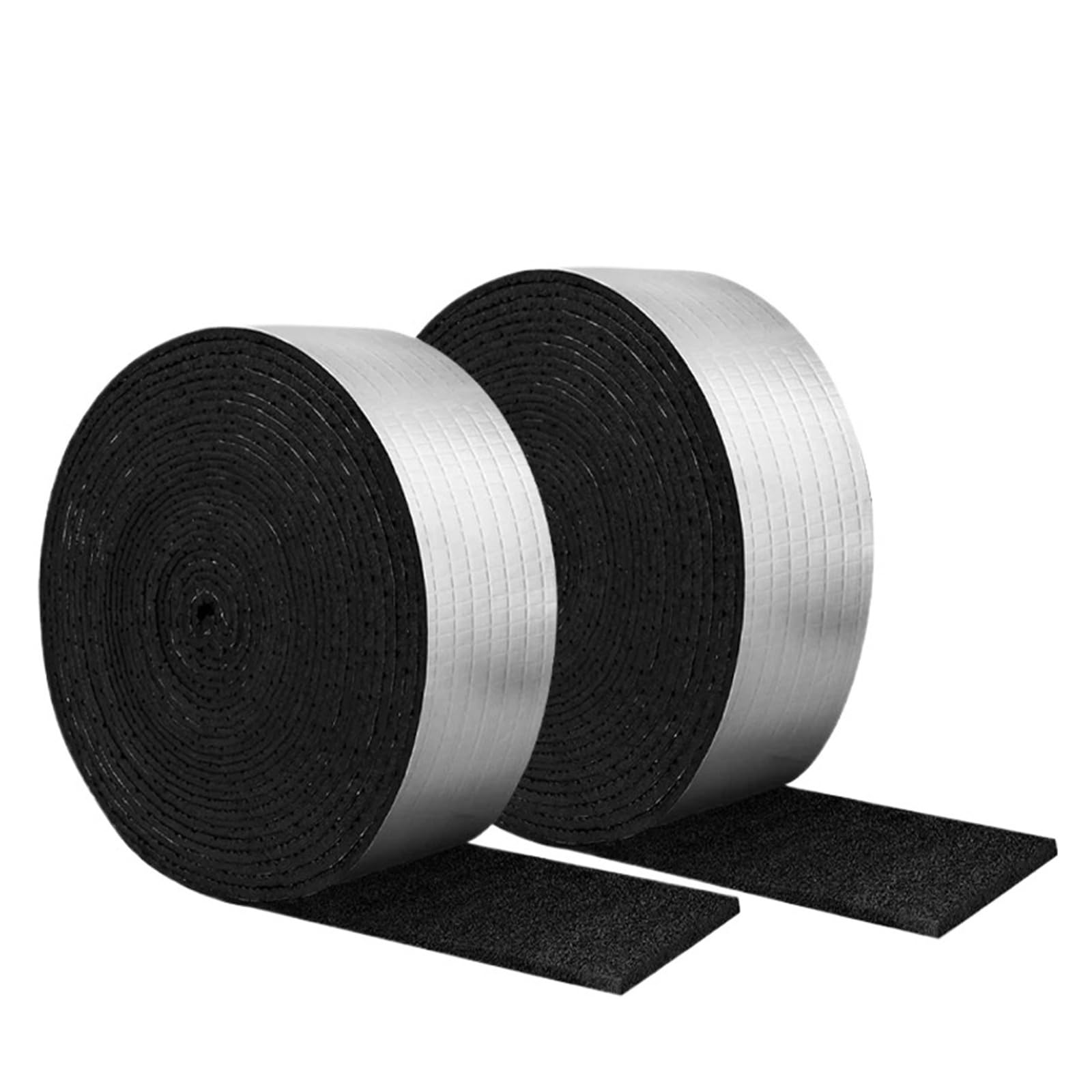 Wozcgsdt 2 Rolls-2X10m Self Adhesive Pipe Insulation Wrap, Foam Tube Heat Tape, Stick Foam Foil Insulation Wrap For Outdoor Winter Water Pipes(2 Rolls-2X10m)