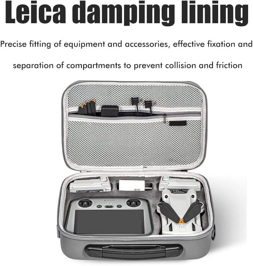 Carrying Case for Mini 3 PRO&RC, Portable Compact Storage Bag Carrying Case Set Compatible with Mini 3 PRO&RC Drone and RC(Remote Controller with Screen), A