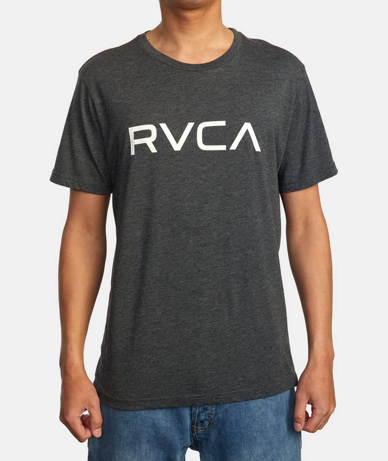 RVCA Men's Red Stitch Graphic Crew T-Shirt2