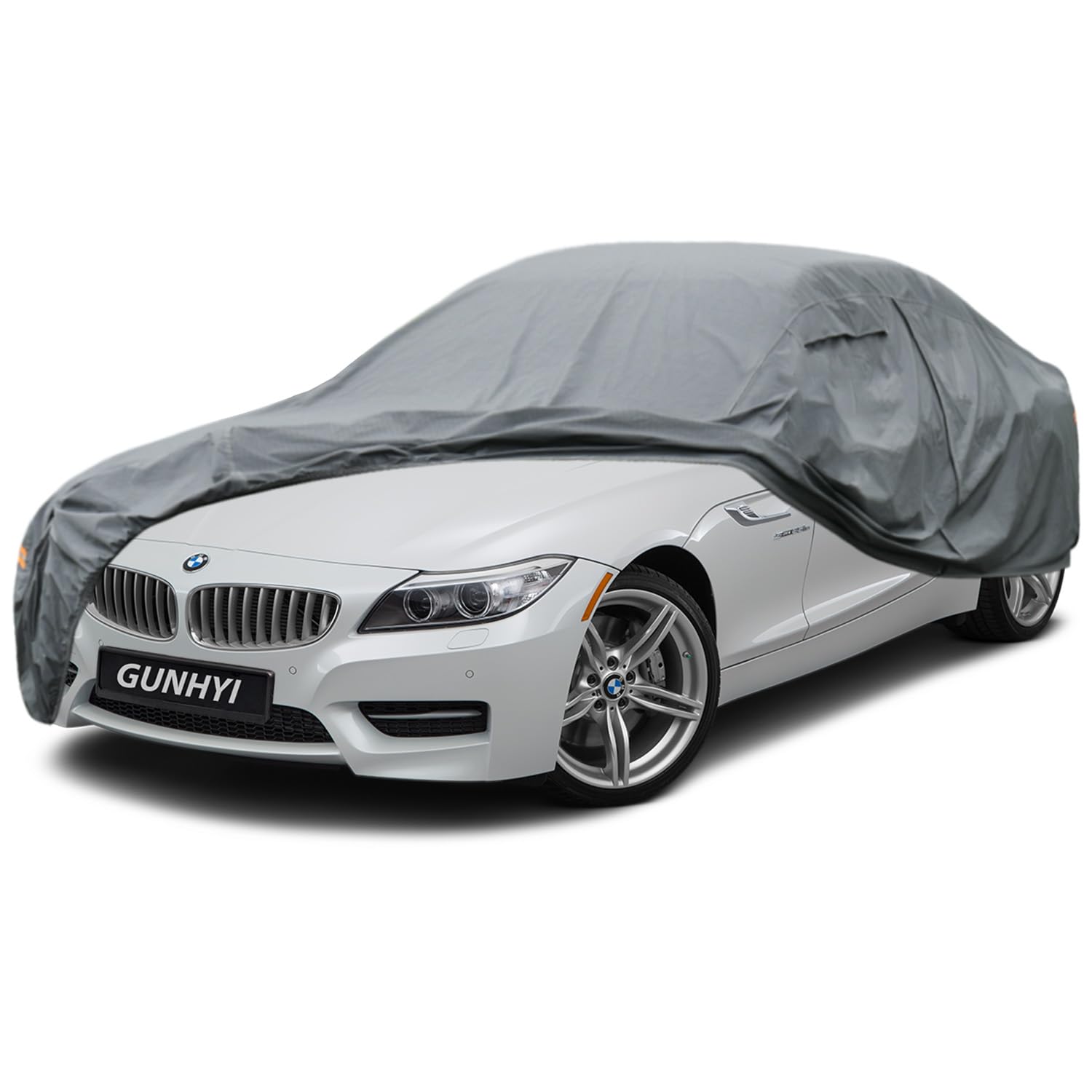 GUNHYI Premium Car Cover Custom Fit BMW Z4(2002-2008), 16 Layers Heavy Duty Car Cover Waterproof All Weather with Zipper Door for Sun Rain Snow Dust Uv Protection