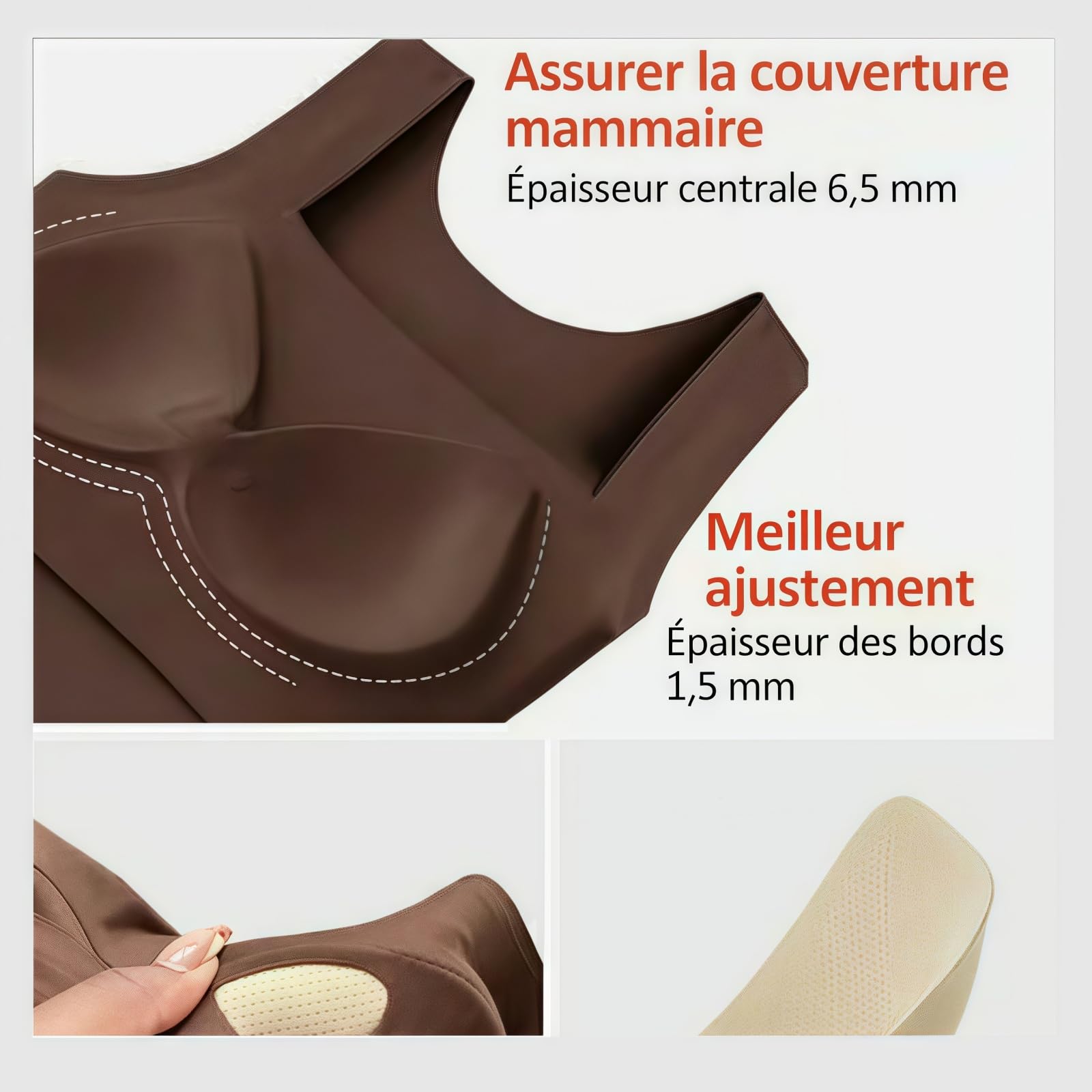 Débardeur shaper - Soutien-gorge intégré femme 2-en-1 avec soutien-gorge intégré – Camisole sans couture à col U – Haut gainant extensible pour sport, yoga, fitness et usage quotidien
