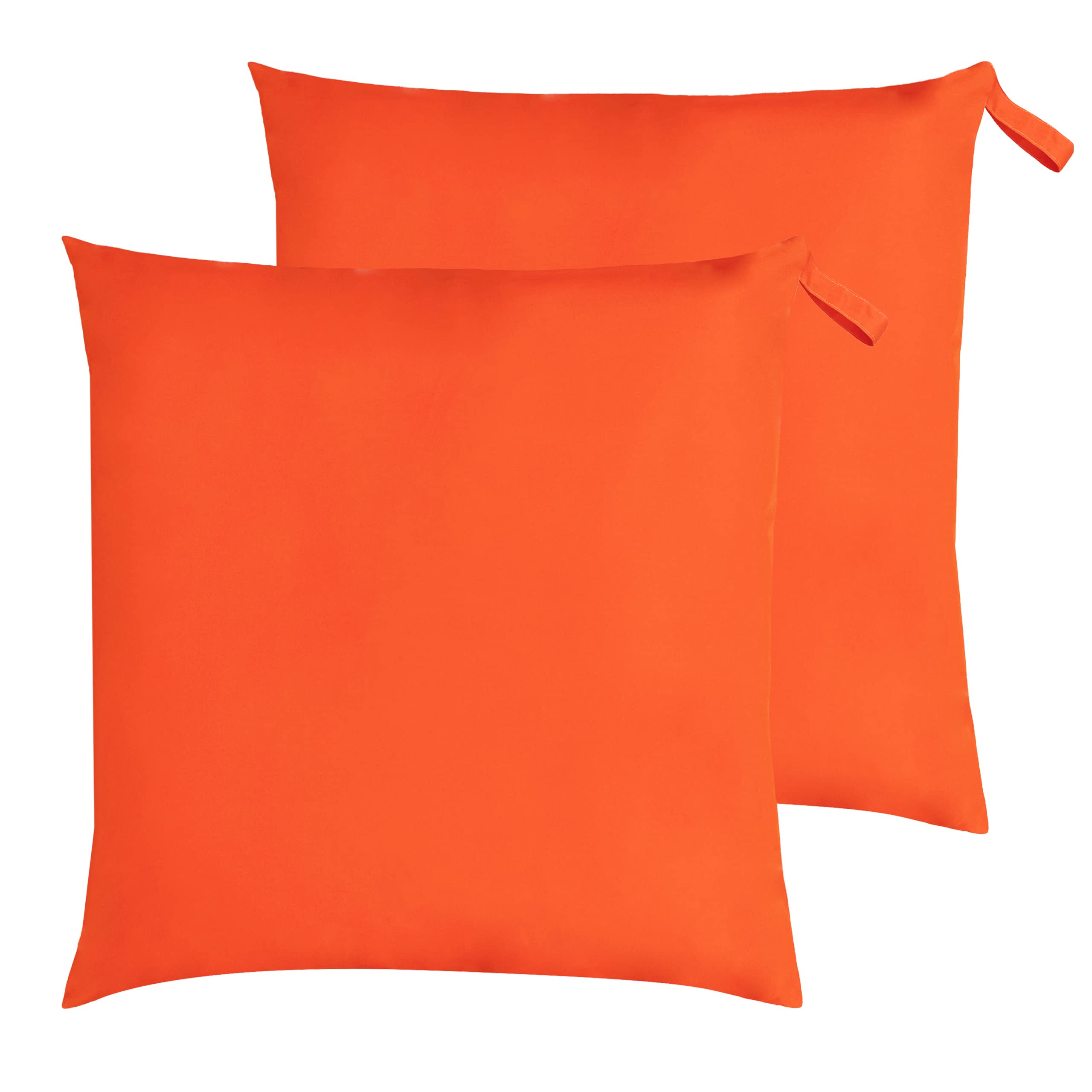 furn. Plain Outdoor Cushions Twin Pack