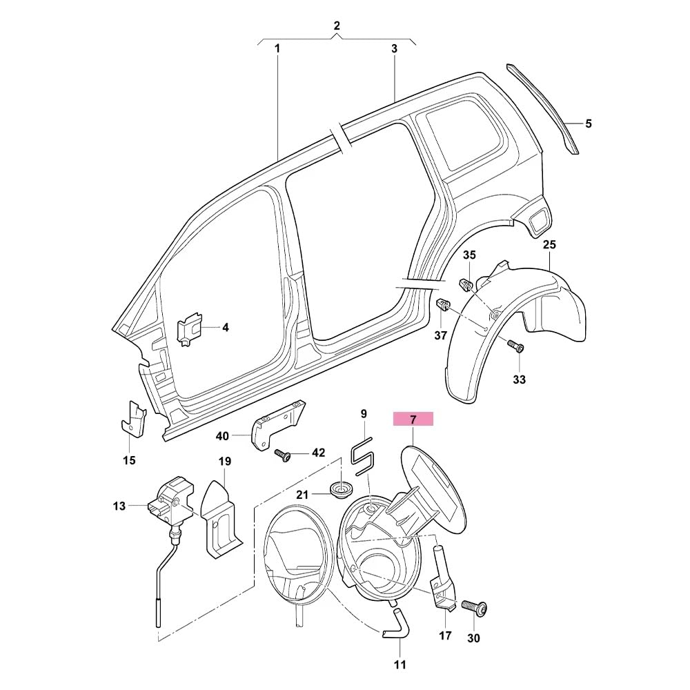 Tapón de aceite del motor Tapa De Tanque Combustible 1T0809857 Para VW Para Touran 2003-2015(Brown)
