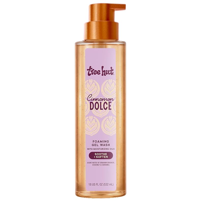 Tree Hut Sabonete Líquido Corporal Cinnamon Dolce com manteiga de karité, frasco com bomba, 530 mL