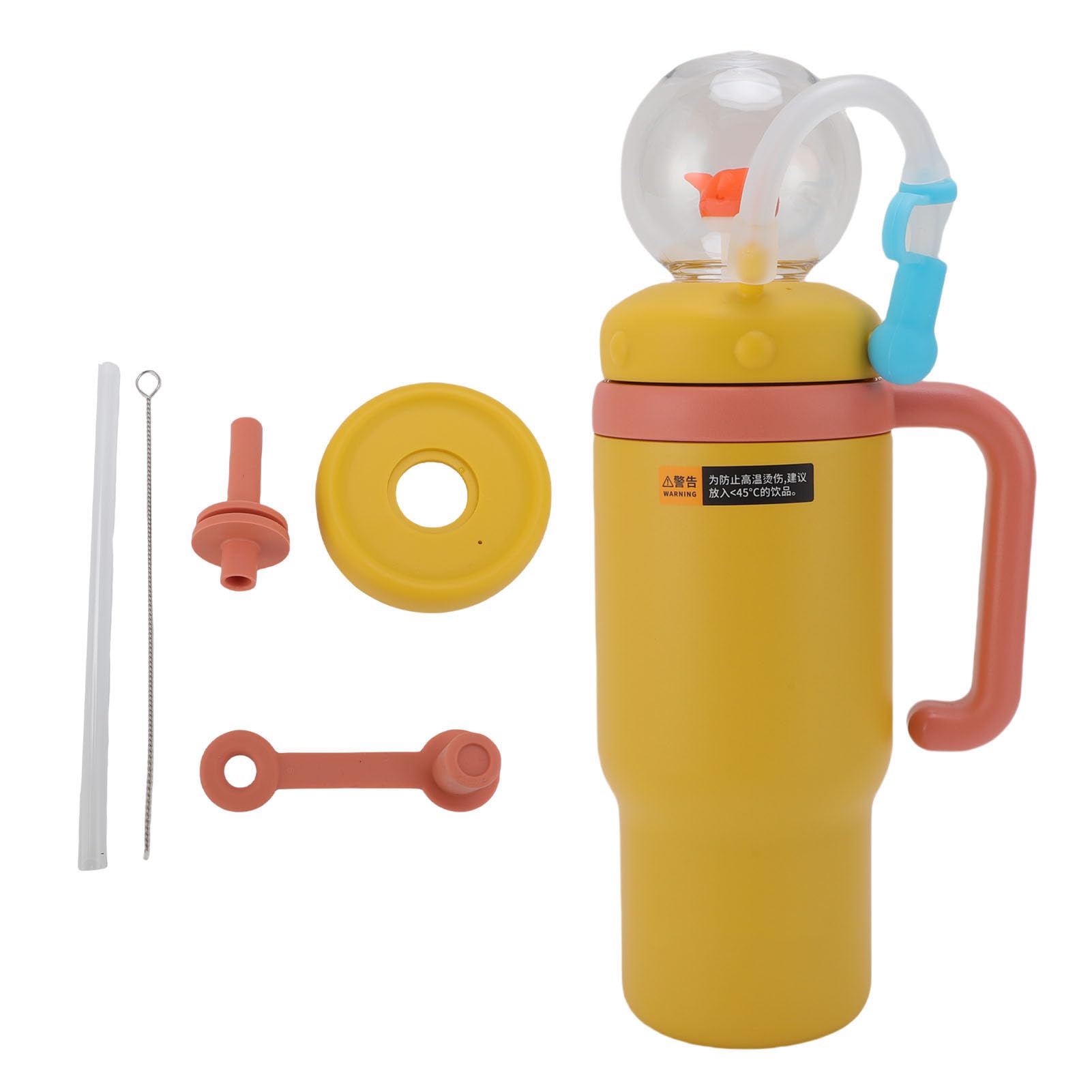 GOWENIC 710ML Botella Deportiva Equipo de Senderismo Al Aire (naranja