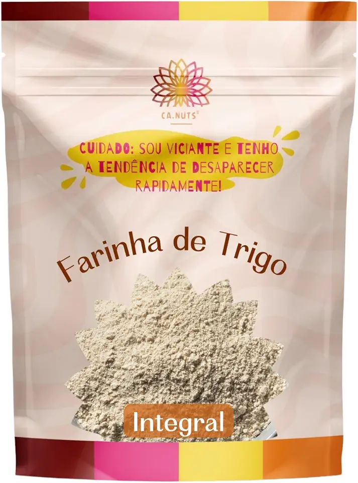 Farinha de trigo integral Premium Ca.Nuts (500g)