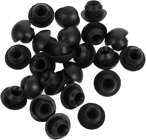 Miniatura 1 de Uonlytech Enchufes para gatos de piso, 20 unidades, conectores de botella, accesorios de automóvil negros, accesorios para automóviles, mango de