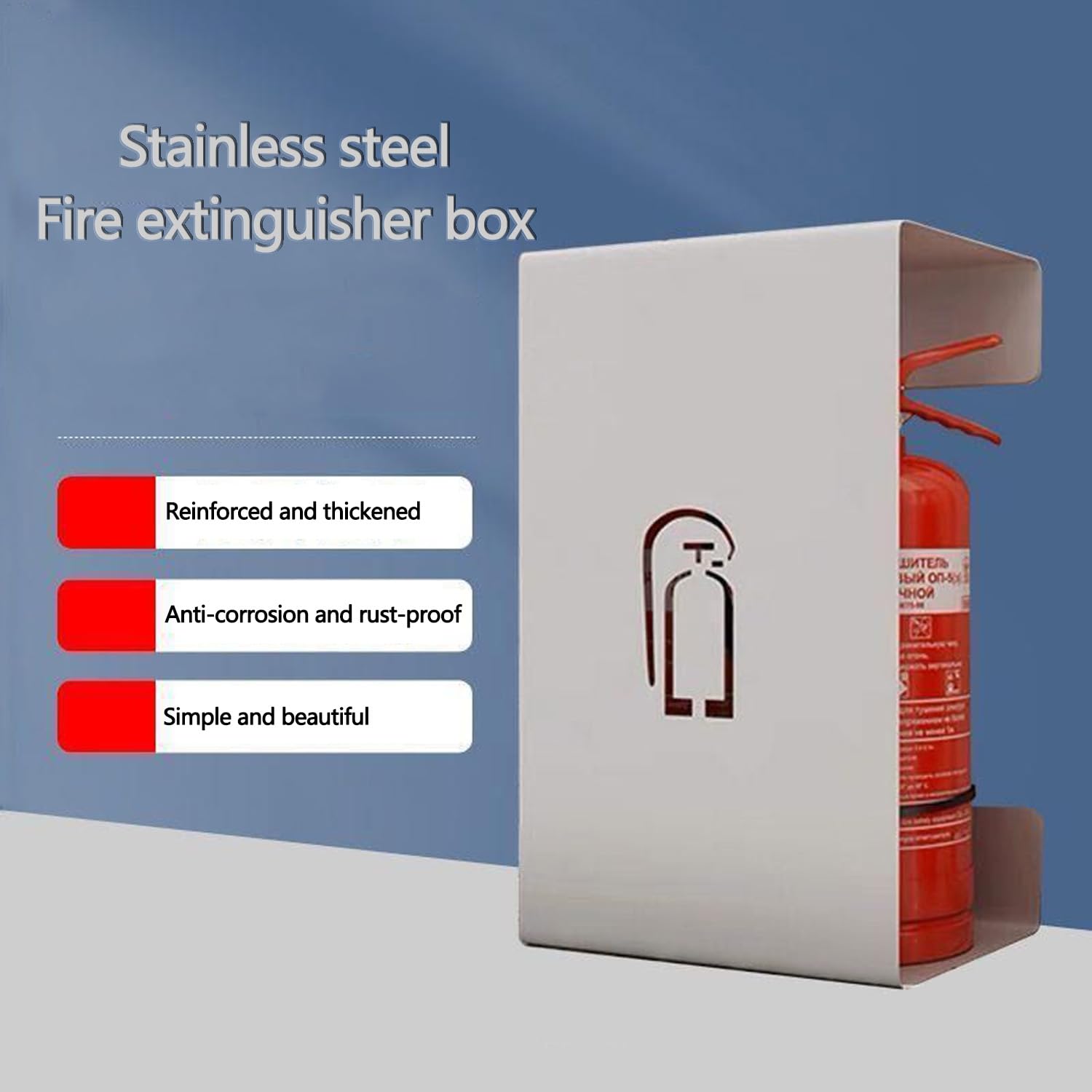 Extintor de incendios, capacidad para 2 extintores, ideal para centros comerciales, pasillos, hoteles y mercados