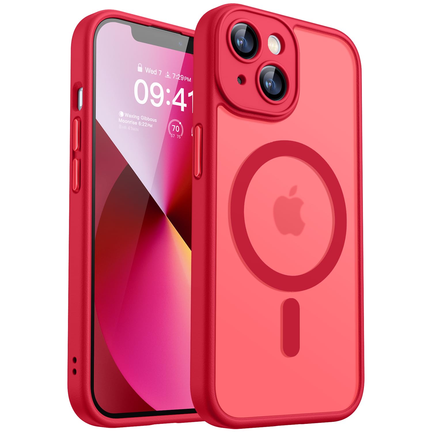 CANSHN Magnetisch für iPhone 13 14 15 16 Hülle 0606