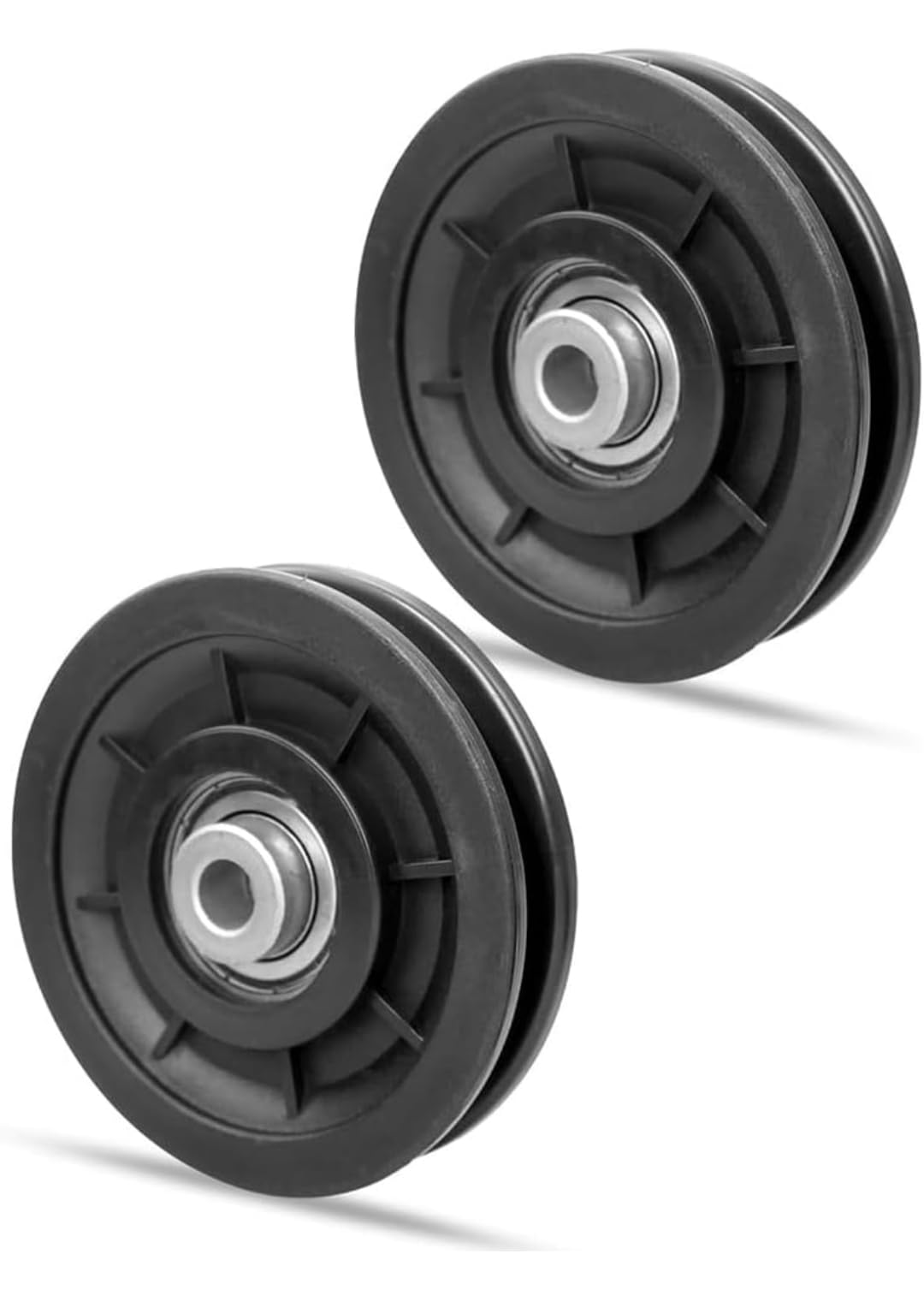 Exercise Machine Attachments Gym Pulley 4 Inch with Inbuilt Bush and Bearing (Black) Pack of 2, Nylon, 2 Pieces, Suitable for All Types of gym equipments (2) (B0DBJ79R78) Amazon Price History, Amazon Price Tracker