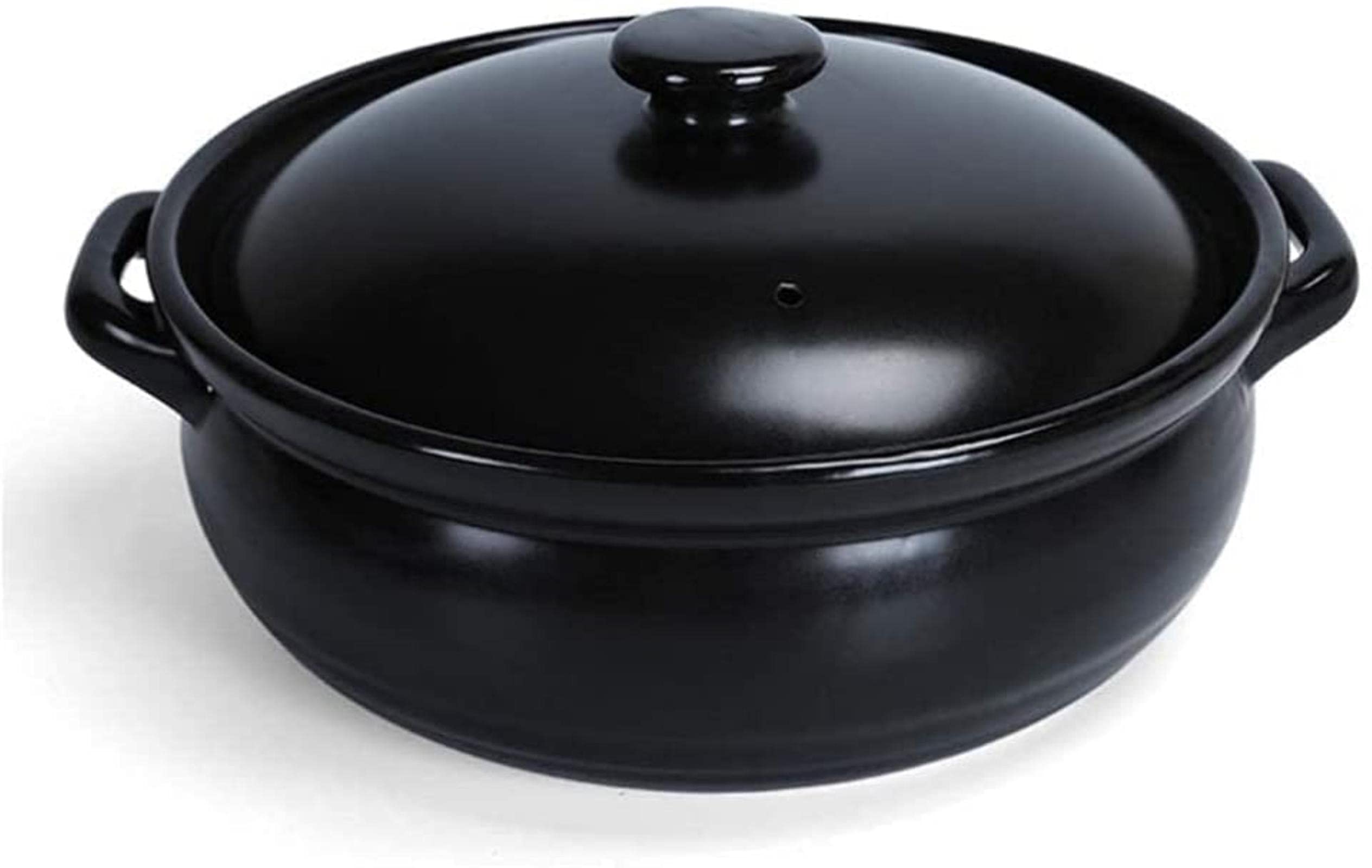 Olla de Barro, Olla de cerámica, Olla de Barro para cocinar - Resistente al frío y Robusta, Almacenamiento de energía, Capacidad de 5300 ml.,-Capacity 5300ML