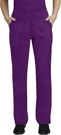 Healing Hands Womens Scrubs Pants 5 Pocket Purple Label 9133 Cargo Tori Women Yoga Pant Lightweight Soft Fabric