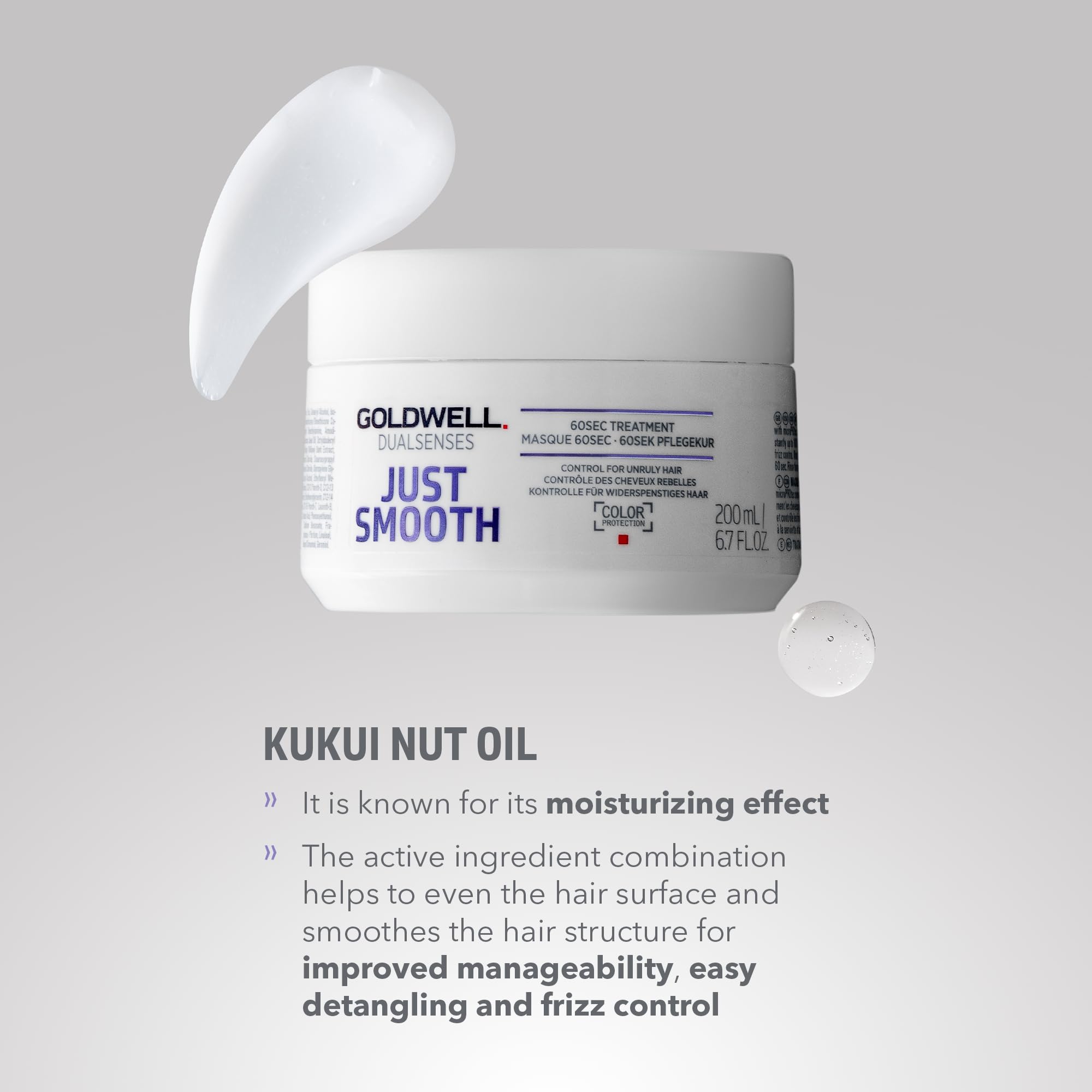 Goldwell Dualsenses Just Smooth 60 seconds Treatment, 1 opakowanie (1 x 500 ml)