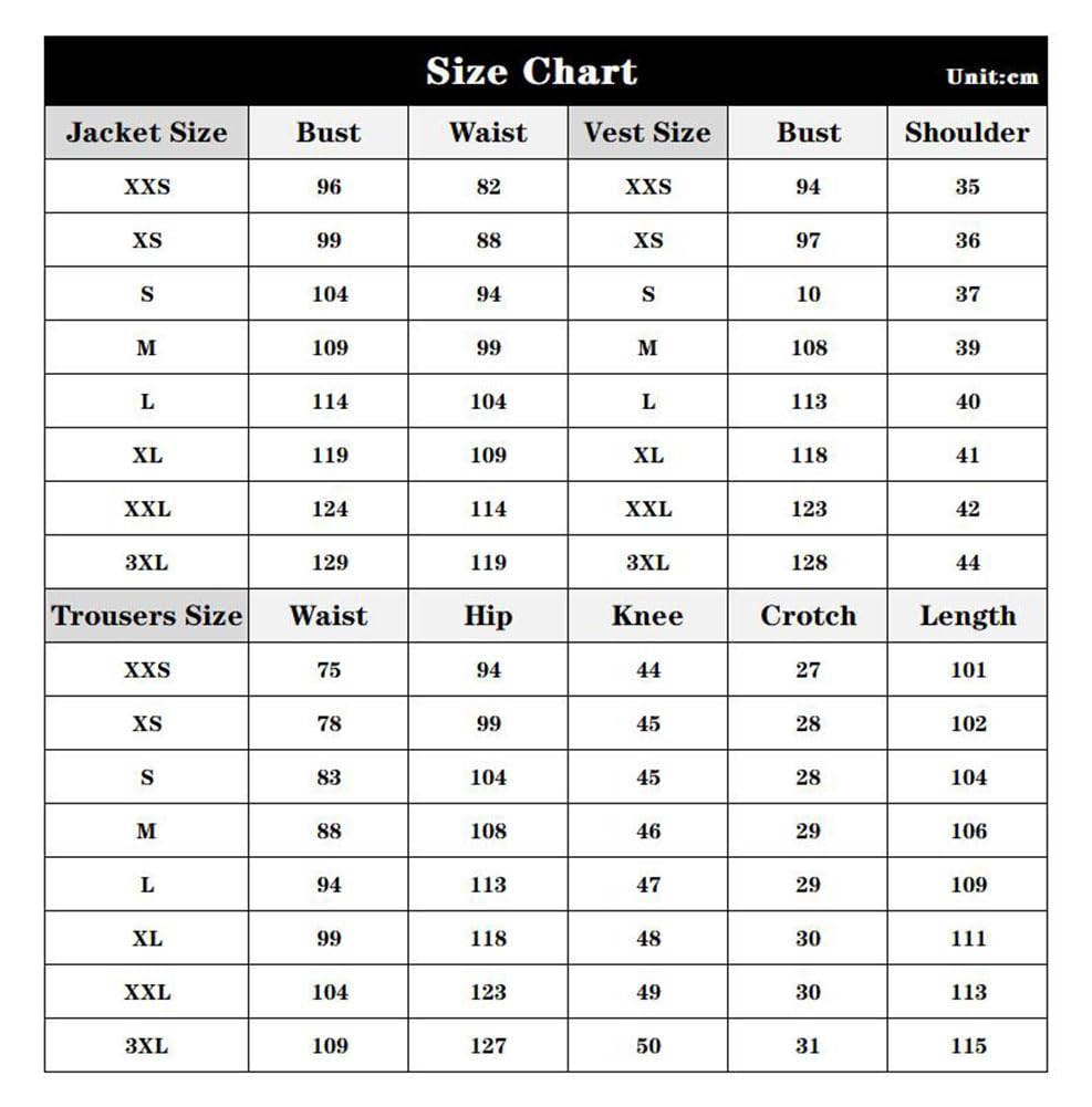 MISSMAO Abito da Uomo 3 Pezzi Completo Eleganti Matrimonio Completo da Sposa Slim Fit Abiti da Lavoro Blazer Gilet Pantaloni