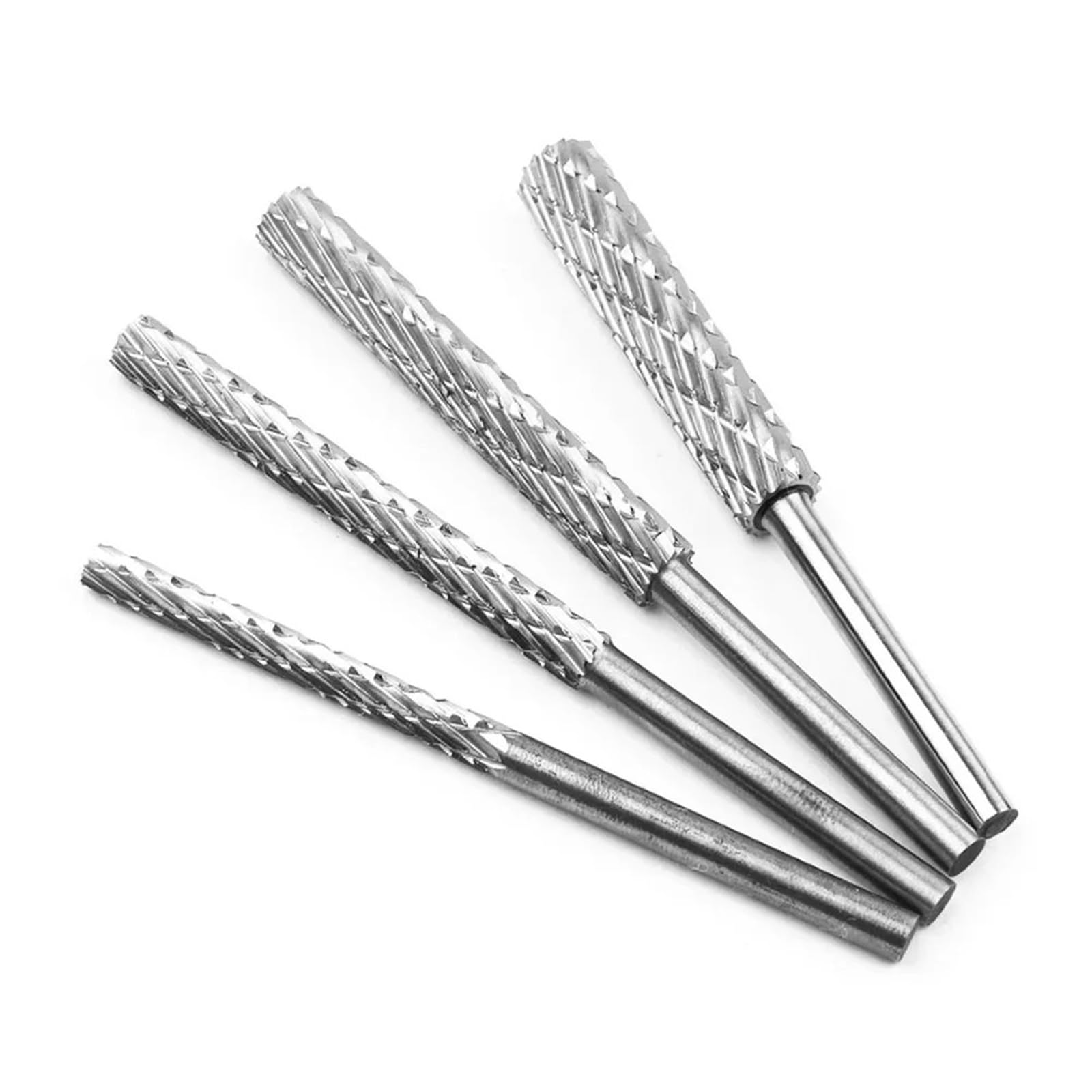 Heavy Duty Rotary File 2Pc 3.0mm 4mm 5mm 6mm Rotary File Grinding Head Tungsten Carbide Burr Milling Cutter Drill Bit(5mm)