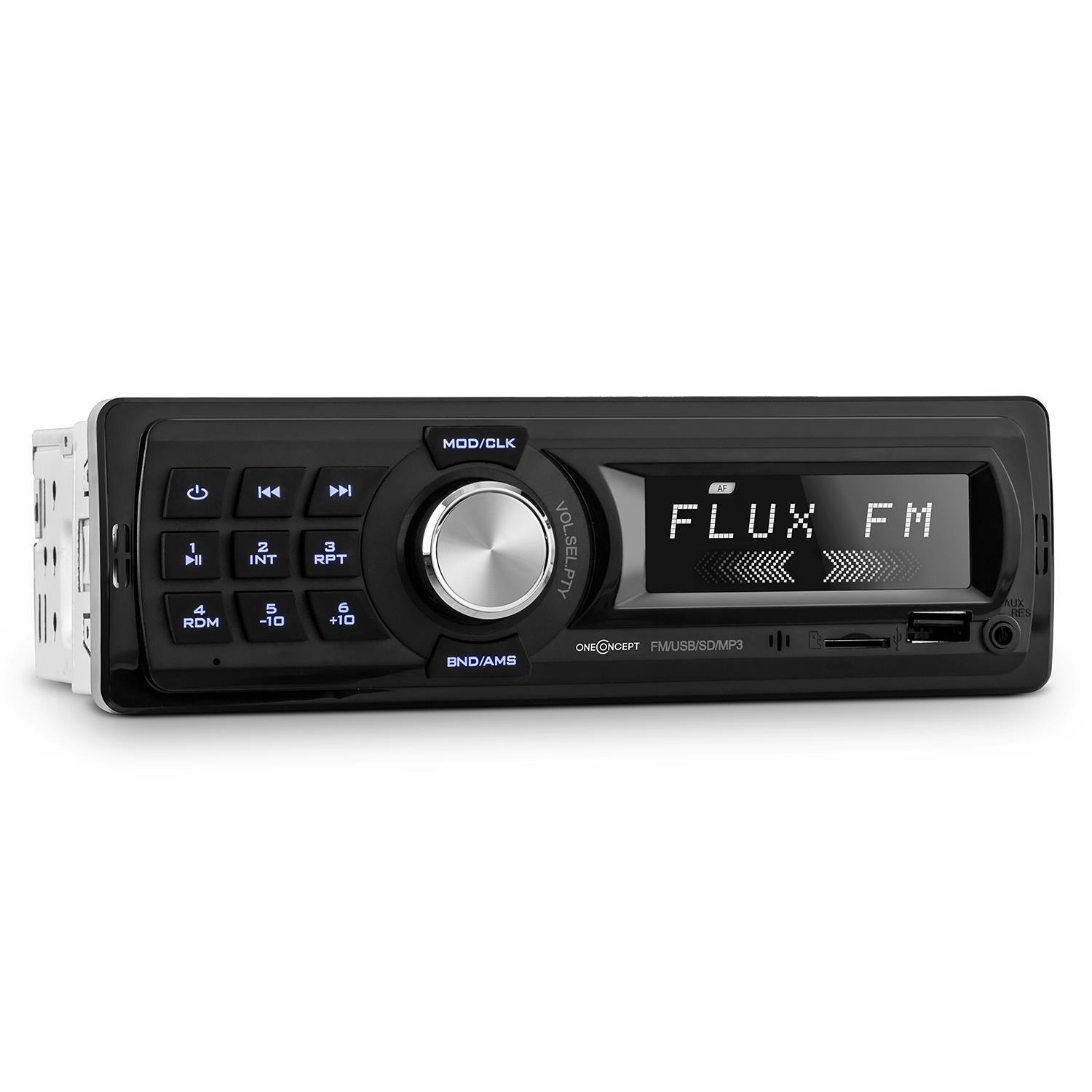 Buy OneConcept MD-400 RDS Car Radio FM RDS Receiver with 18 Station ...