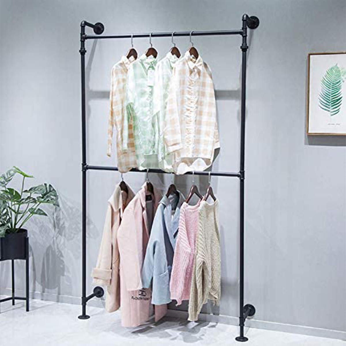 Buy FURVOKIA Modern Simple Industrial Pipe Hanging Rods Clothing Rack