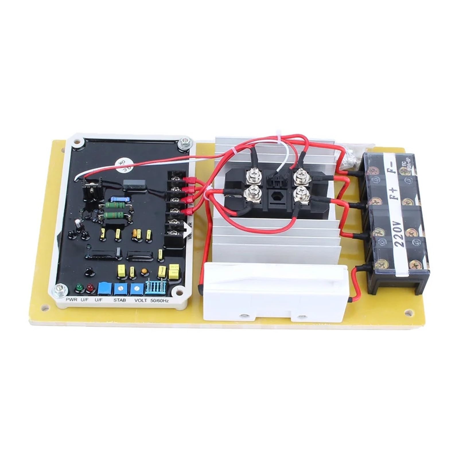 GAVR-75A 220V AVR Brush Generator Automatic Voltage Regulator Module With Rectifier Single Phase 75A Parts 1Pcs