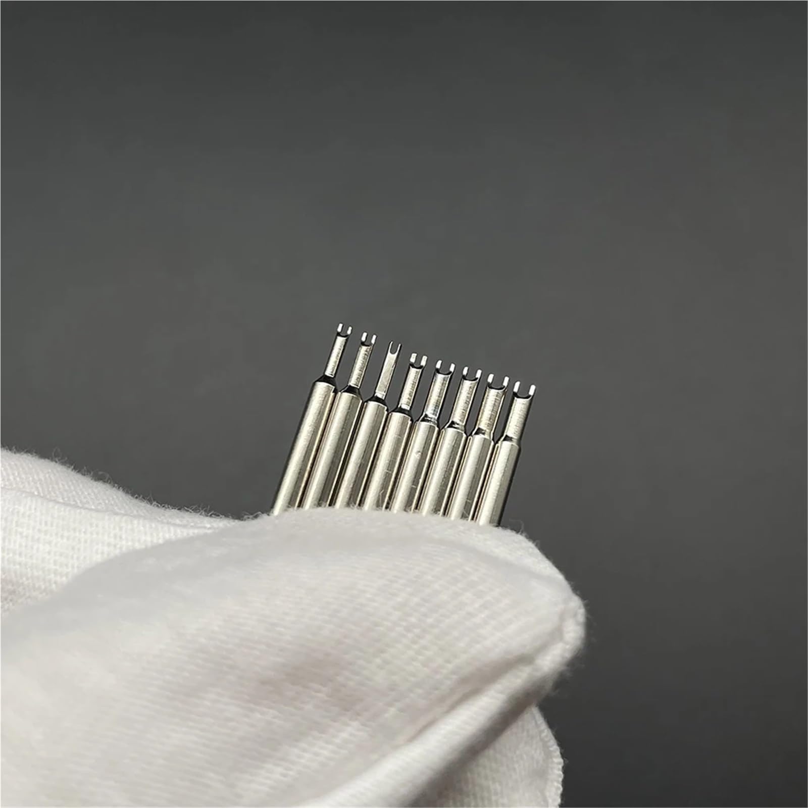 Kit de reparación de reloj, 6 piezas, herramienta de extracción de reparación de aleación de aluminio, 10 pines, barra de resorte, alicates, removedor de pulsera, correa de reloj, ajustador en