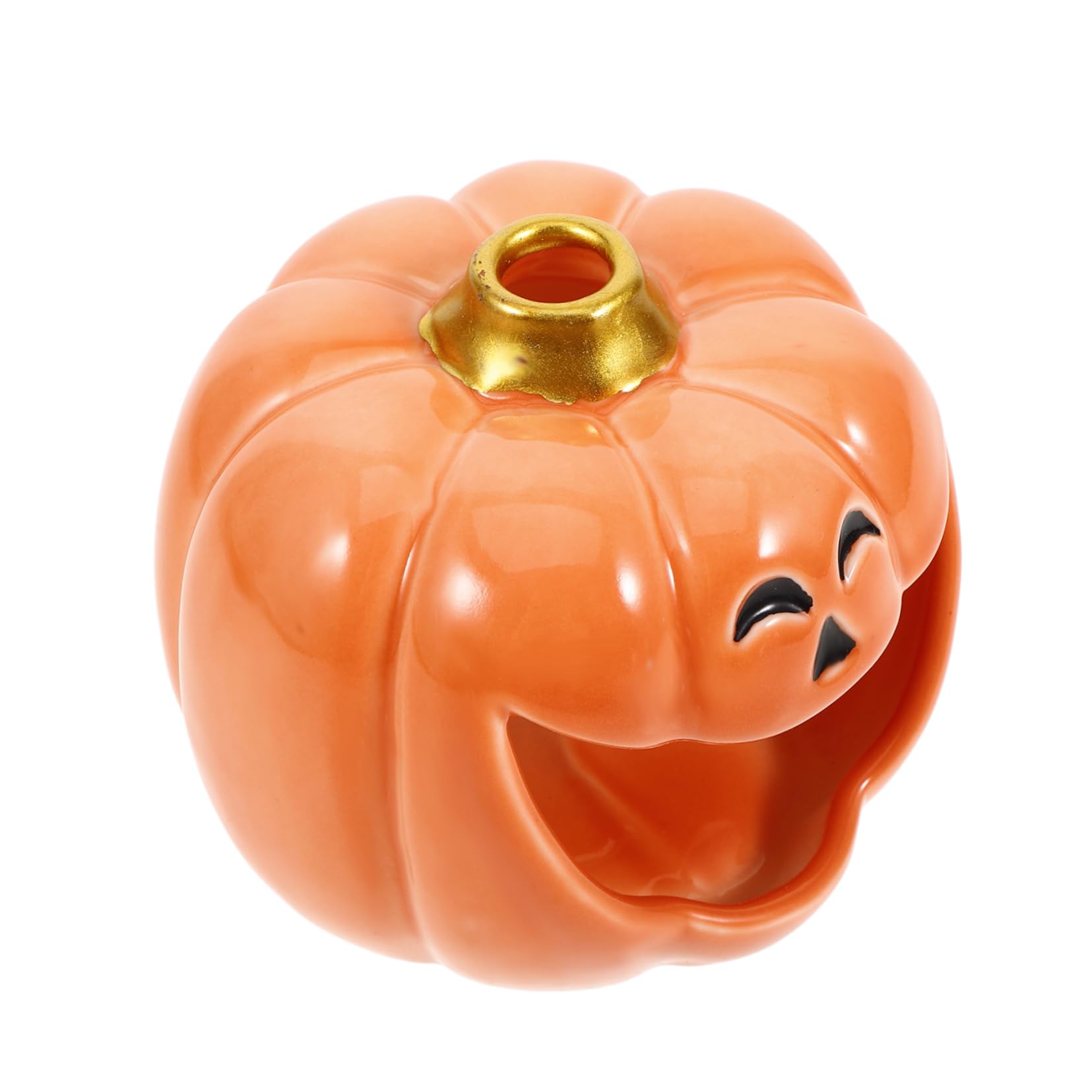 Quemador De Incienso De Calabaza De Cerámica para Varillas De Decoración Festiva para Hogar y Oficina Accesorio Elegante para Relajación y Estilo