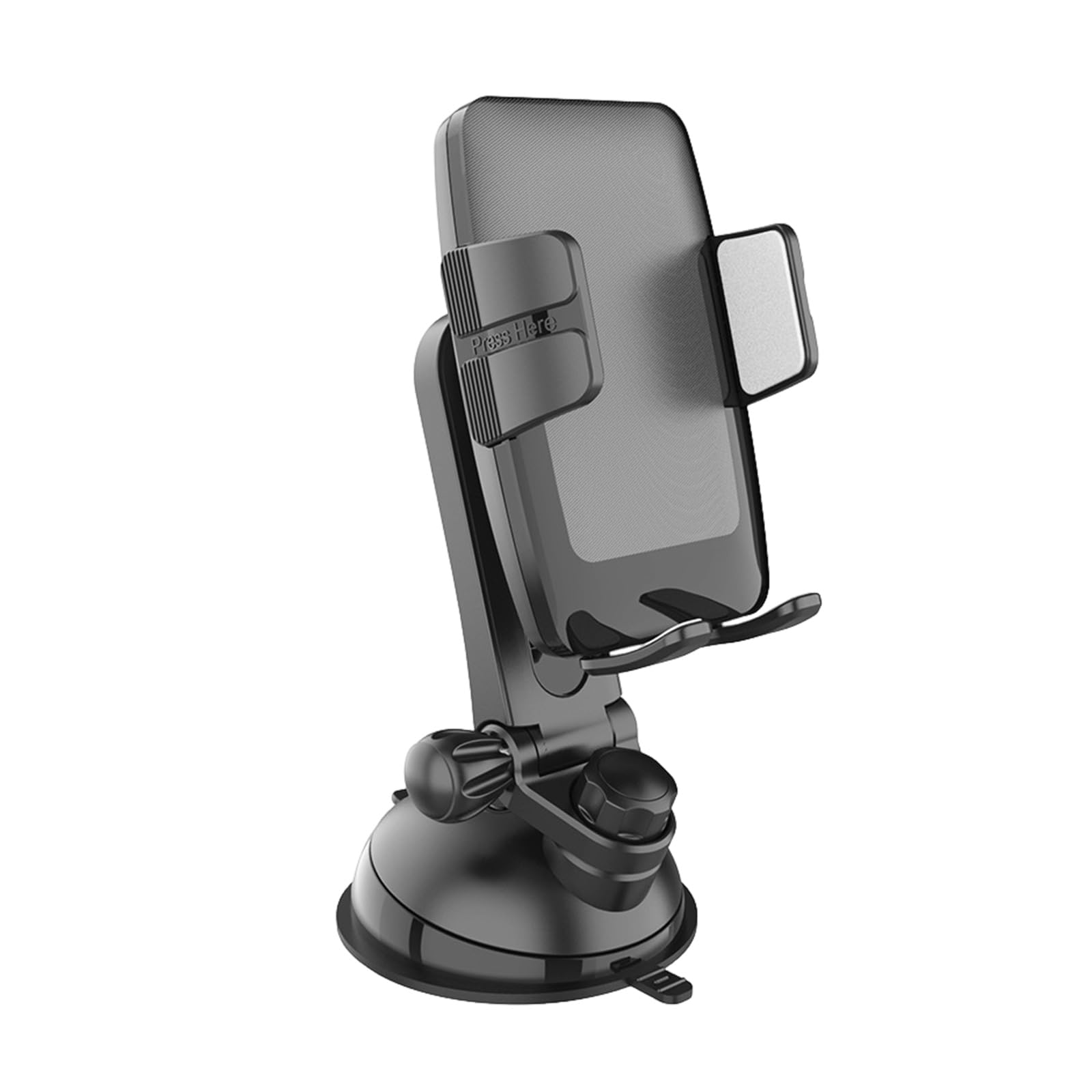 BWANGIAO Heavy Duty Suction Phone Mount For Car Dashboard Or Boats With 360 Degree Rotating And Secure Clamp