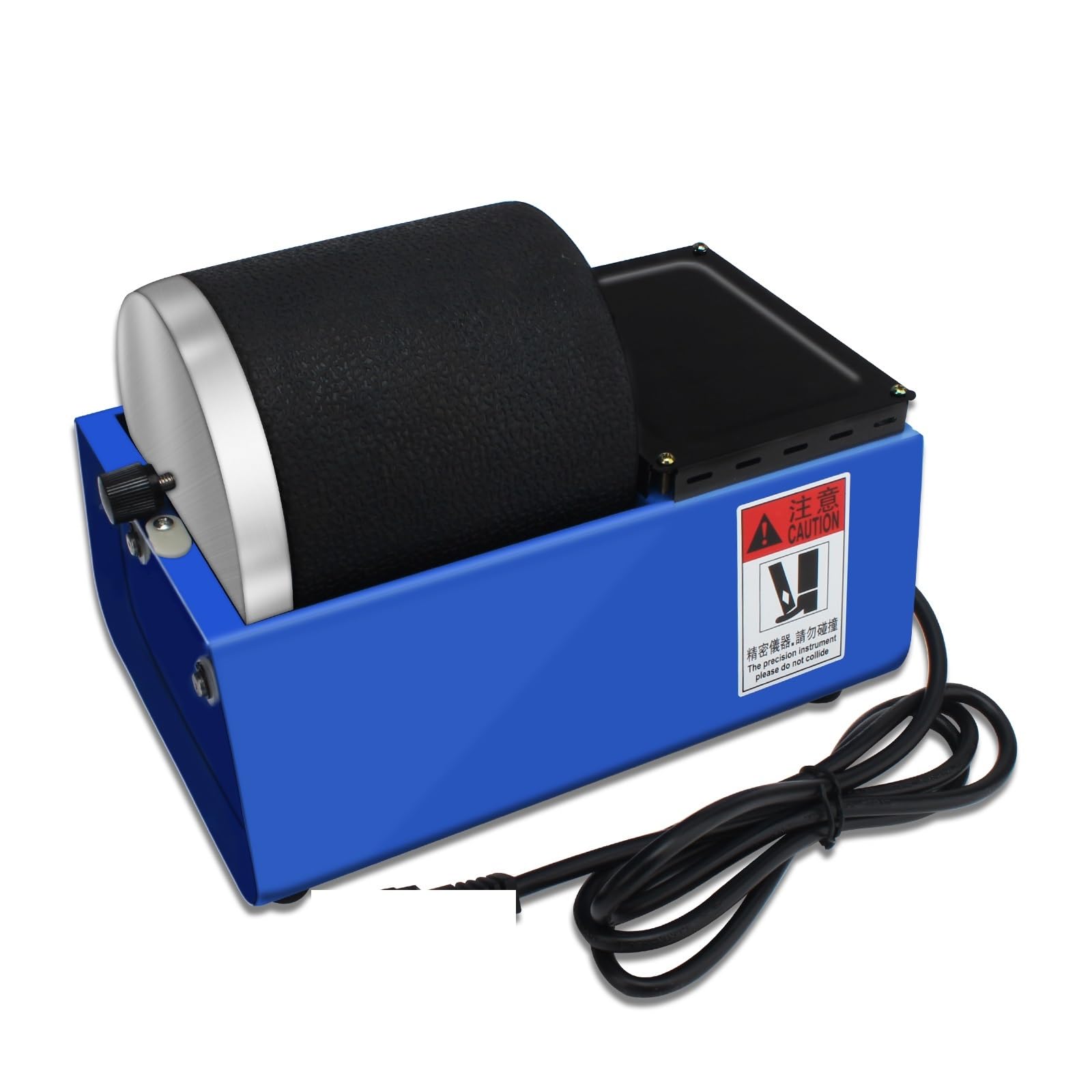 JVDDI Hobby Rock Tumbler Machine Single Drum Jewelry Polisher Mini Ring Polishing Machine