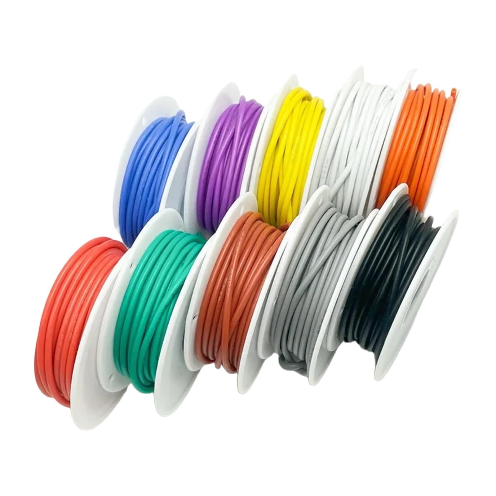Cable eléctrico de silicona de 17AWG flexible y resistente para DIY 6