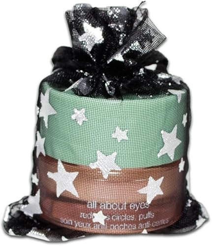 The Display Guys - Paquete de 100 bolsas de regalo de organza transparente de 2 x 2.5 pulgadas con cordón (tamaño XS, estrellas metálicas