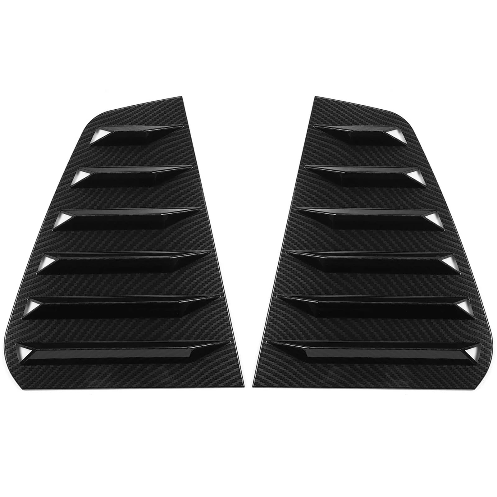 Auto Parts Window Louvers Air Cover Carbon Fiber Compatible for VW Golf Mk7.5GTI 2014-2019