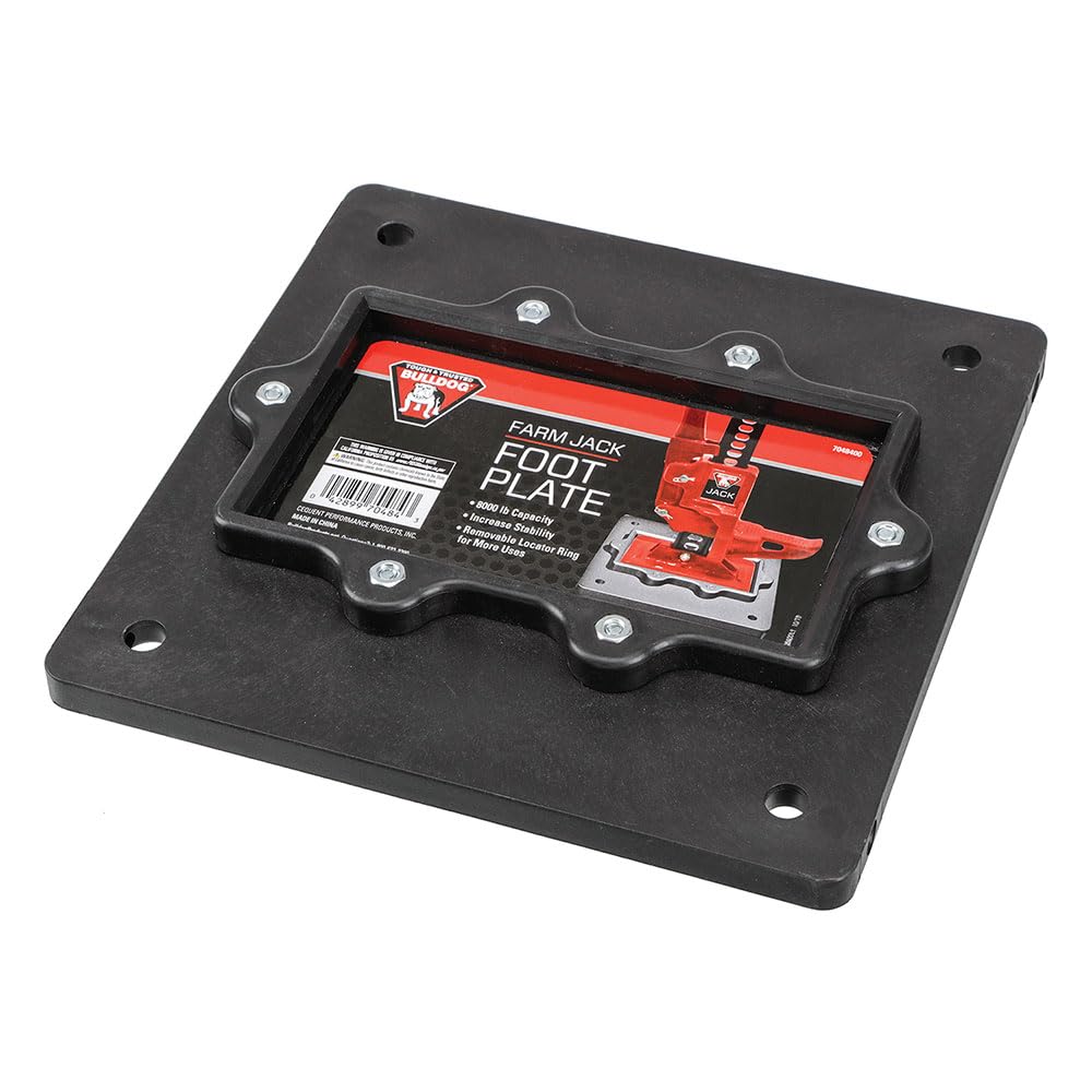 Amazon.com: Reese Towpower 7048400 Farm Jack Foot Plate, Black