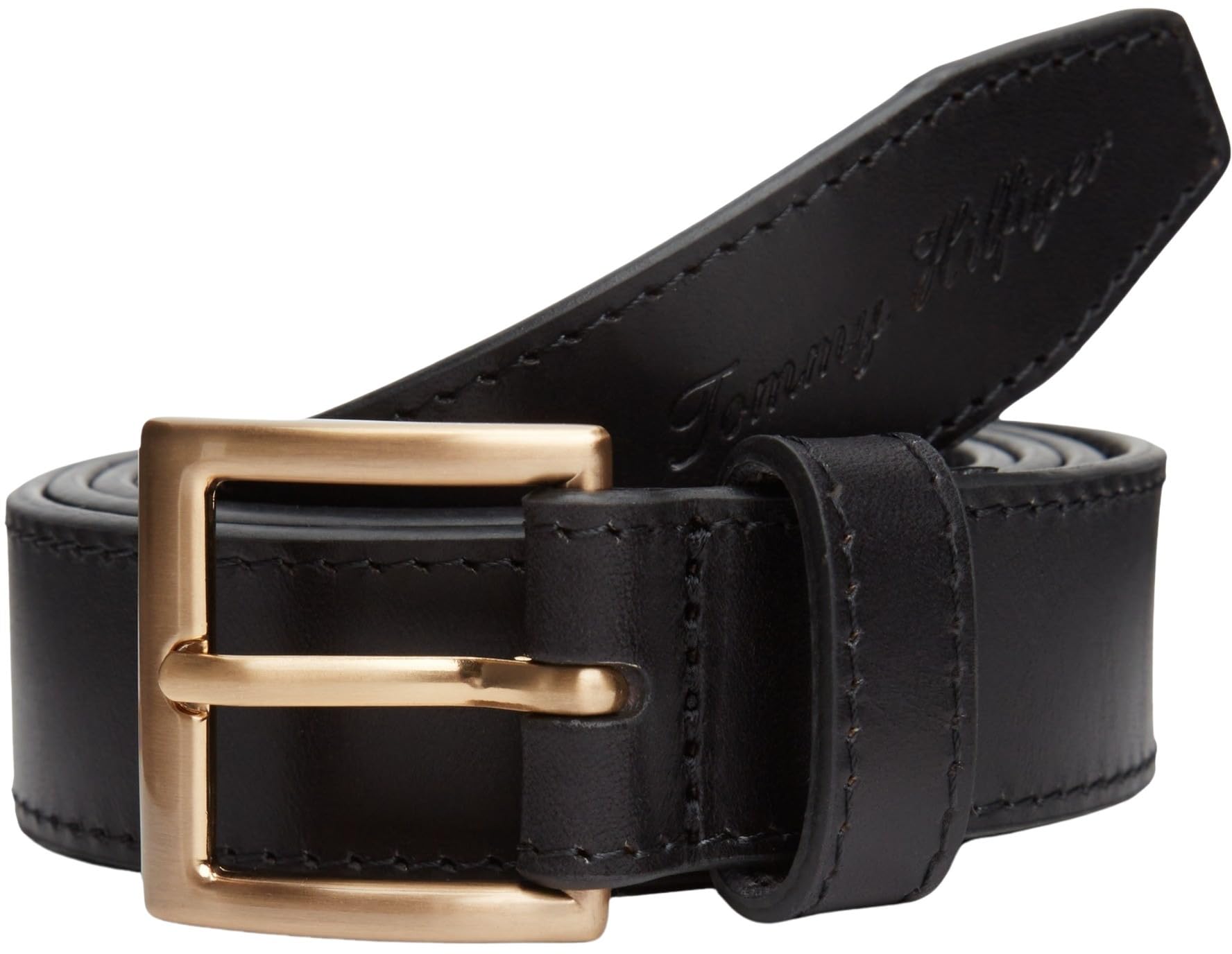 Tommy Hilfiger Men's TH SOHO 3.0 AM0AM14067 Fixed Belt, BLACK, 95
