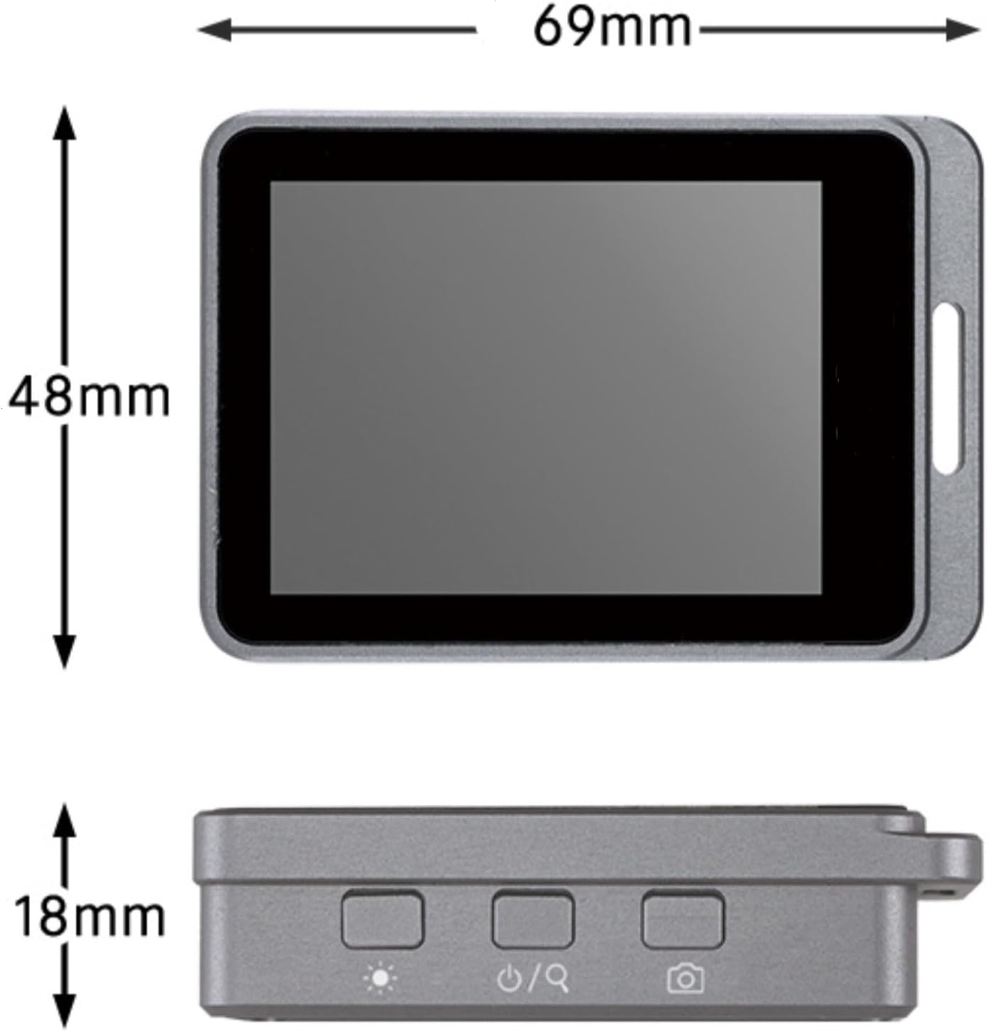 Vividia MM-240 Portable Digital Magnifier, 2.4" LCD Screen, 7x-19x Magnification with LEDs/Blacklight & Rechargeable Battery