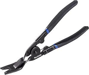 Toolwiz Panel Removal Tool Universal Auto Door Car Upholstery Trim Clip Removal Plier - Car Interior Clip Fastener Panel Pliers Automotive Prevents Damage to Trim Vehicle Dash Radio Audio Installer