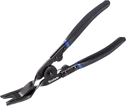 Toolwiz Panel Removal Tool Universal Auto Door Car Upholstery Trim Clip Removal Plier - Car Interior Clip Fastener Panel Pliers Automotive Prevents Damage to Trim Vehicle Dash Radio Audio Installer