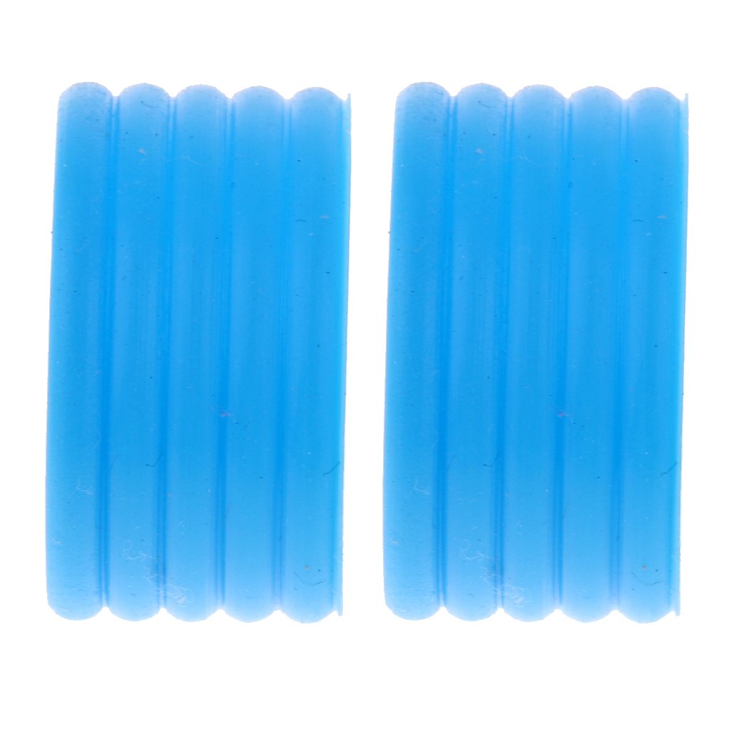 5 Anelli Ferma-Grip In Gomma Nera Per Racchetta Da Tennis, Badminton E Baseball - Fissaggio Per Overgrip, Elastici E Durevoli