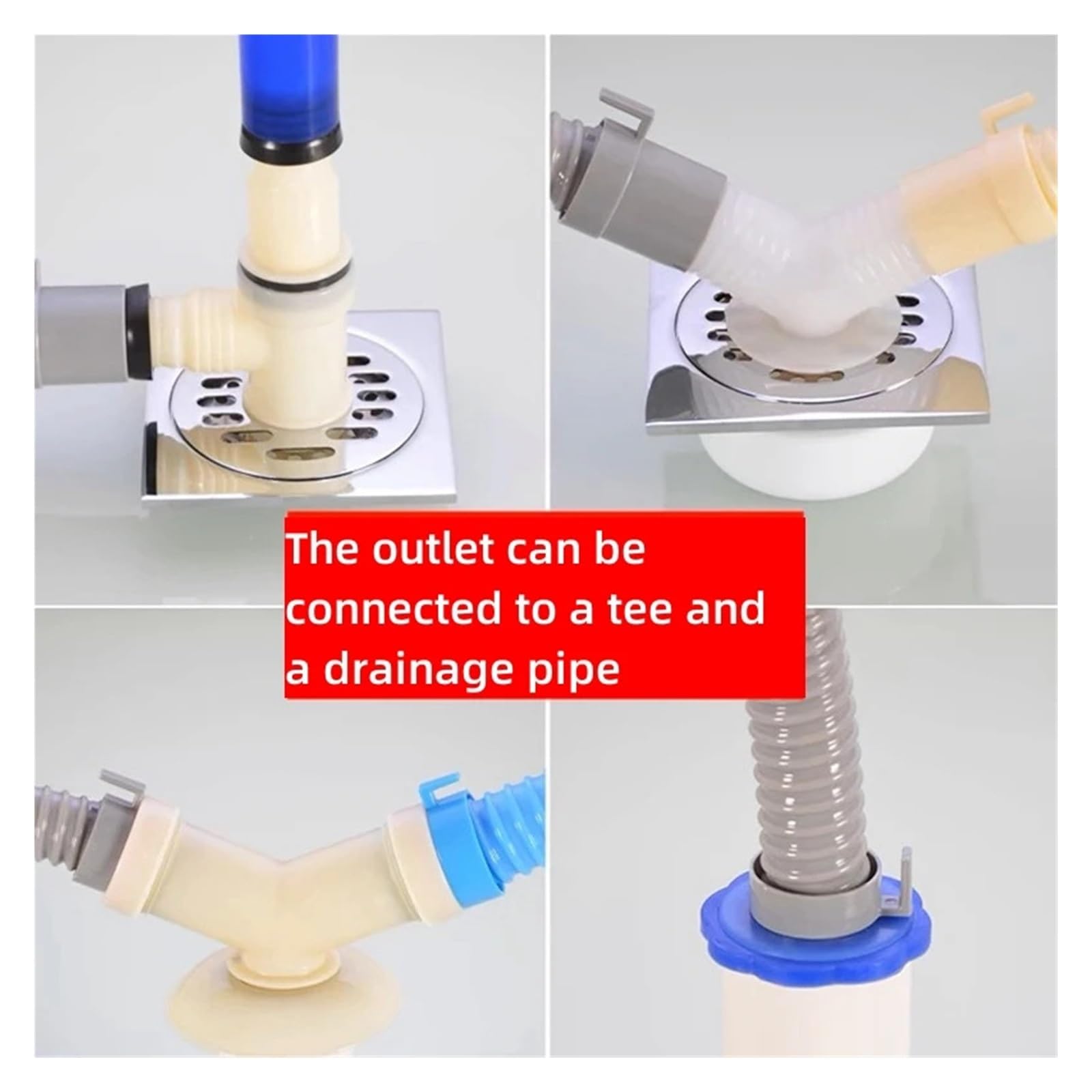 Tubo da giardino, tubo estensibile retrattile Tubo flessibile di scarico for lavatrice e lavastoviglie, tubo flessibile di scarico universale for uso domestico, tubo flessibile estensibile in plastica