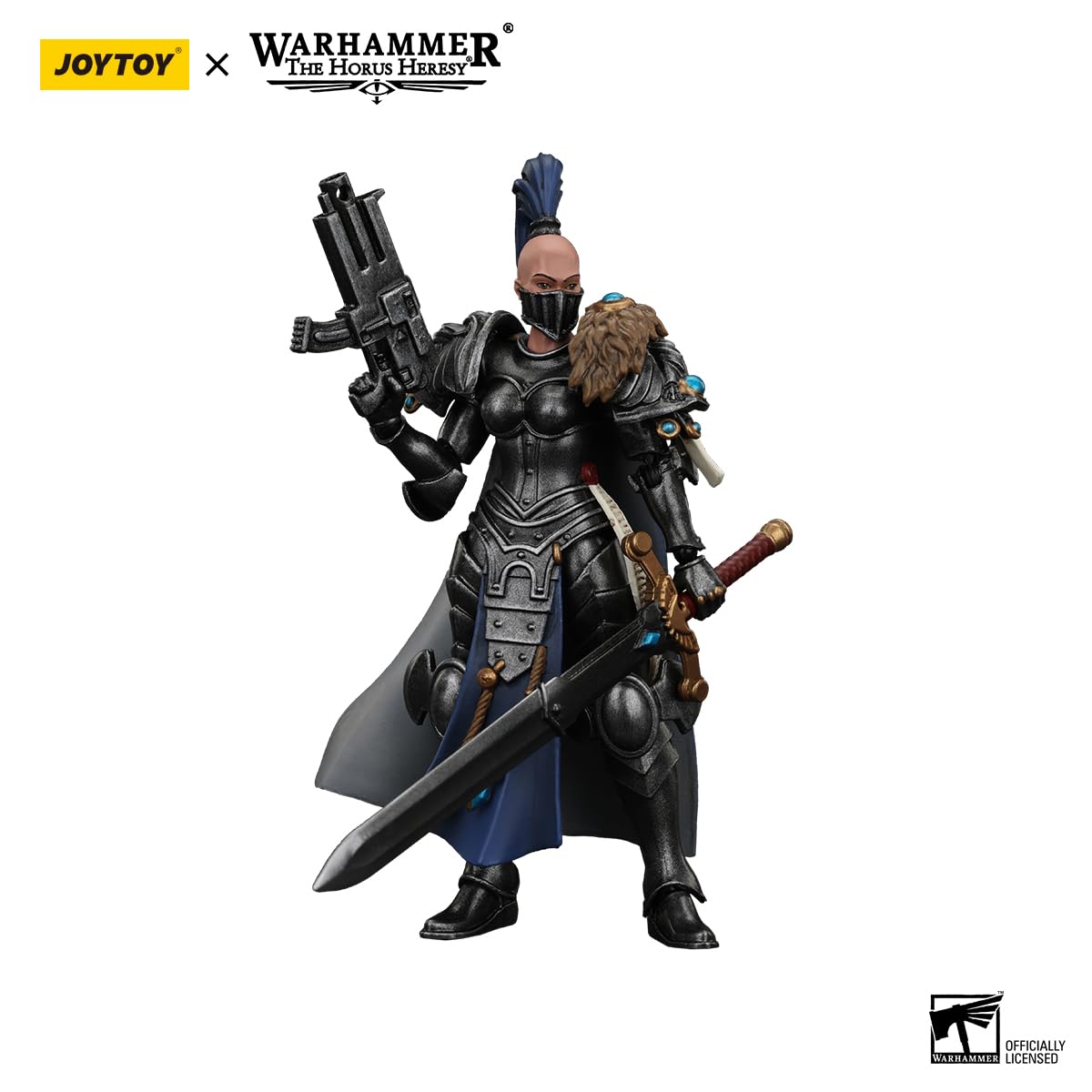 JOYTOY Warhammer The Horus Heresy Sisters of Silence Argent Lynx Vigilator Cadre Vigilator 1-4.17in 1/18 Action Figure with Exquisite Design - Image 4