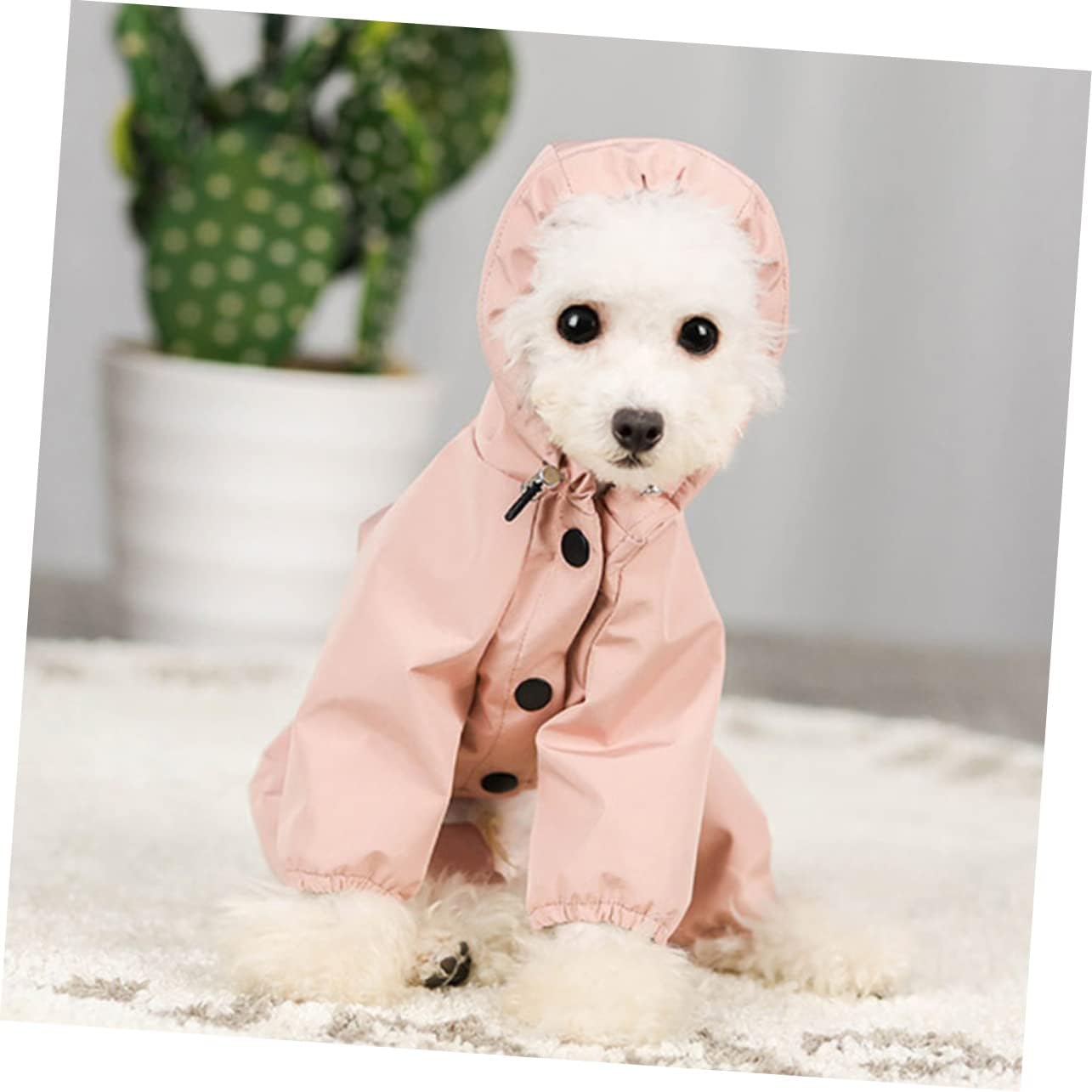 Angoily 3pcs Dog Hoodie Adjustable Reflective Raincoat for Pets Breathable and Stylish Pet Apparel for Weather Conditions
