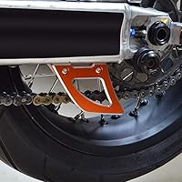 Vista 2 de NICECNC Protector de guía de cadena naranja compatible con KTM 9509901050109011901290 Adventure 2000 2001 2002 2003 2004 2005 2006 2007 2008 2009