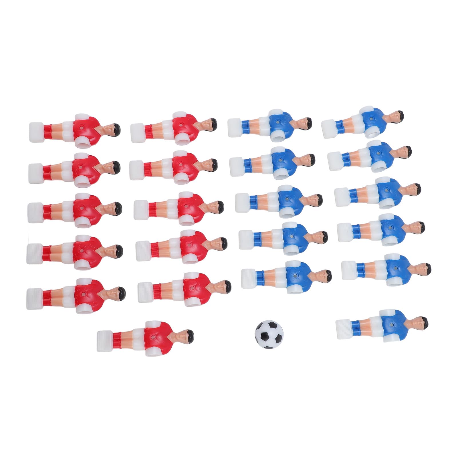 Dioche Accessorio per Biliardino 22PCS 11 Giocatori Rossi e 11 Blu con Pallina 32 mm