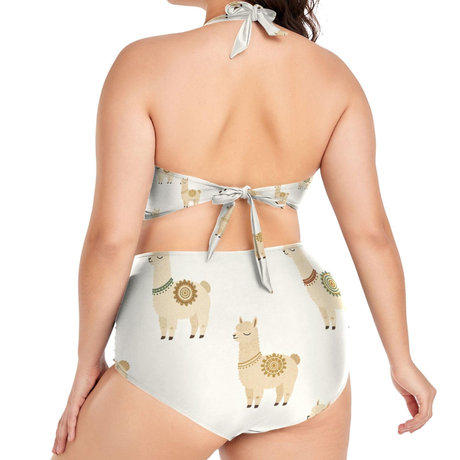 FRODOTGV Curvy damskie dwuczęściowe zestawy kąpielowe L-4XL